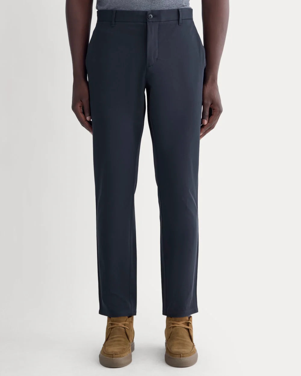 Deep Navy Athletic Performance Chino Trousers for Men - gallery