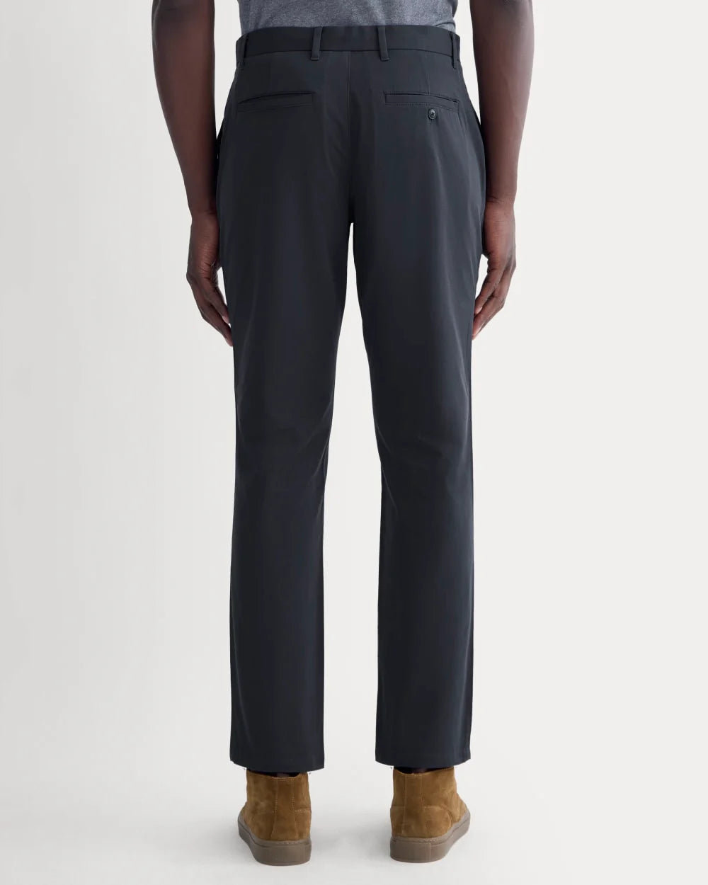 Deep Navy Athletic Performance Chino Trousers for Men - gallery