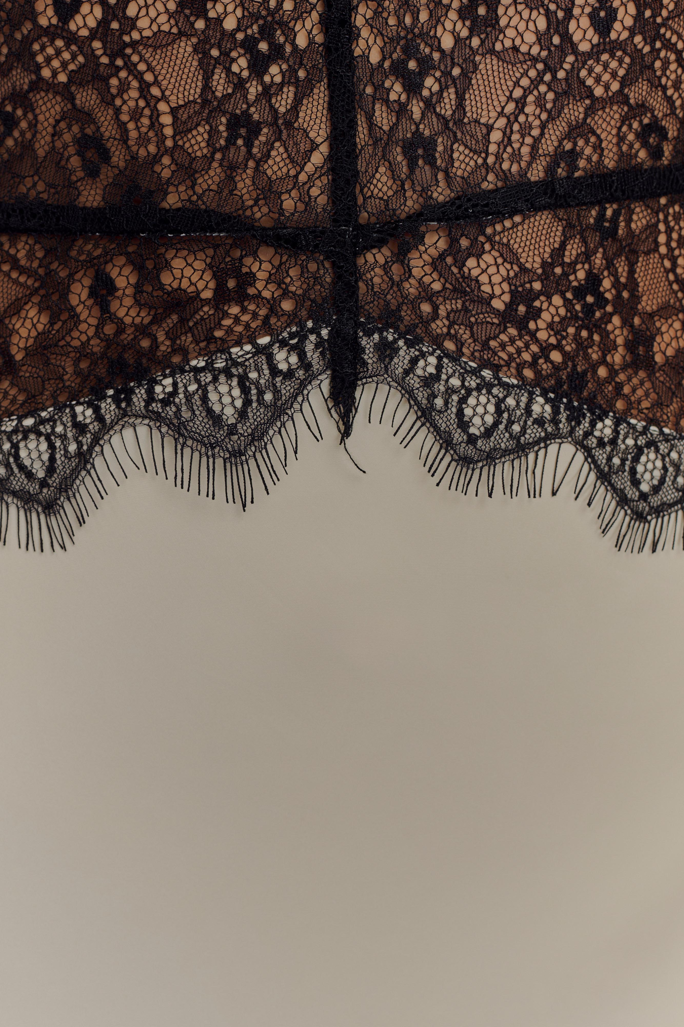 Dinah Lace and Satin Maxi Dress for Women - gallery