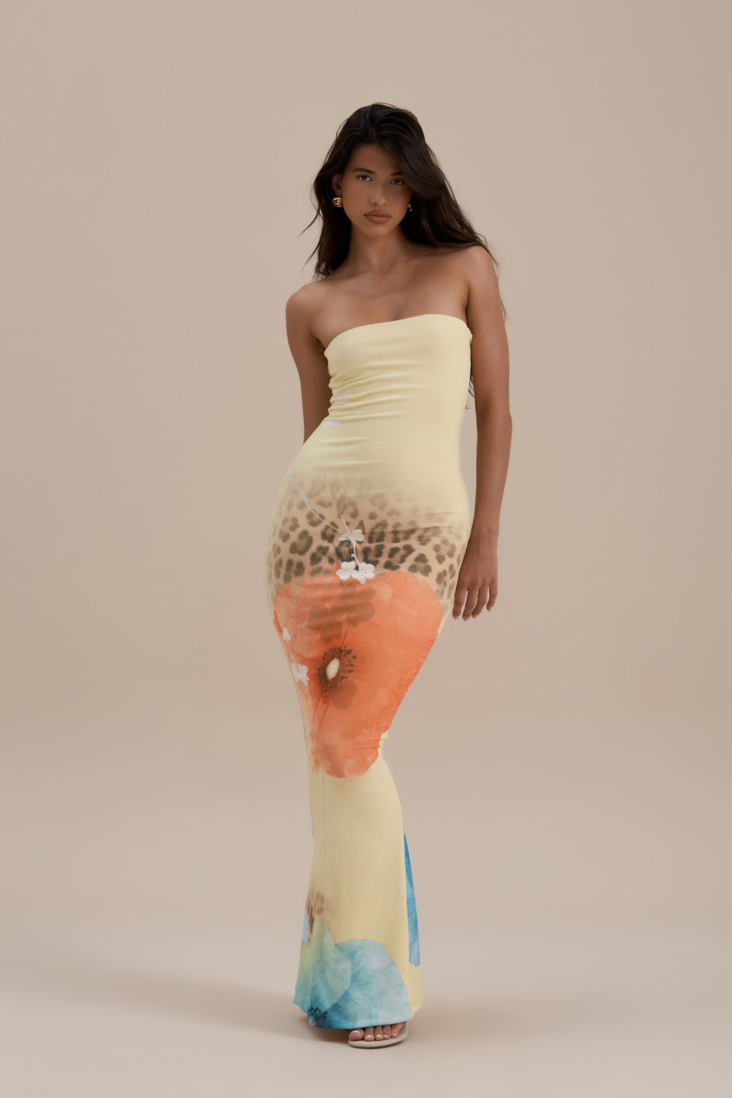 BONITA BANDEAU MAXI DRESS | SUMMER PRINT — gallery