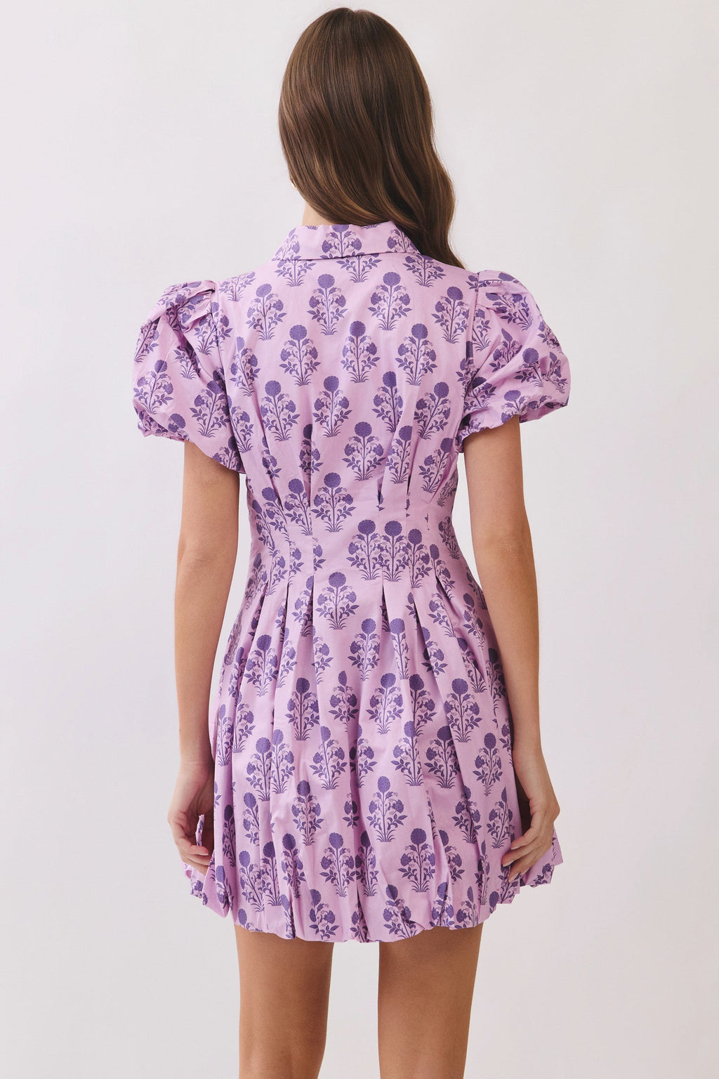 Finley Floral Puff Sleeve Mini Dress for Women - gallery