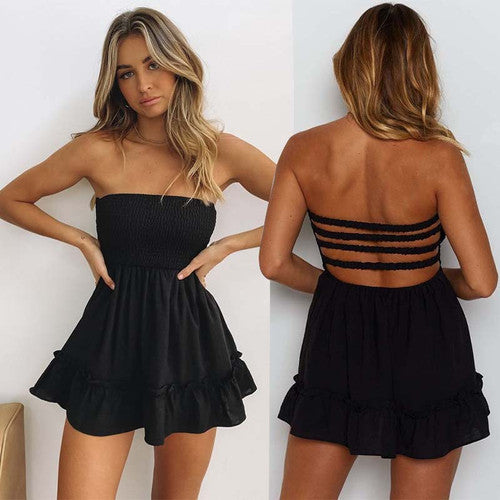 Halter Casual Dress for Women - gallery