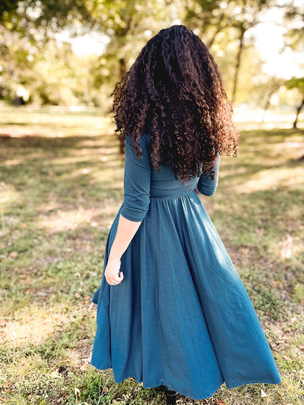 Indigo Lattice ~ Faye Dress — gallery