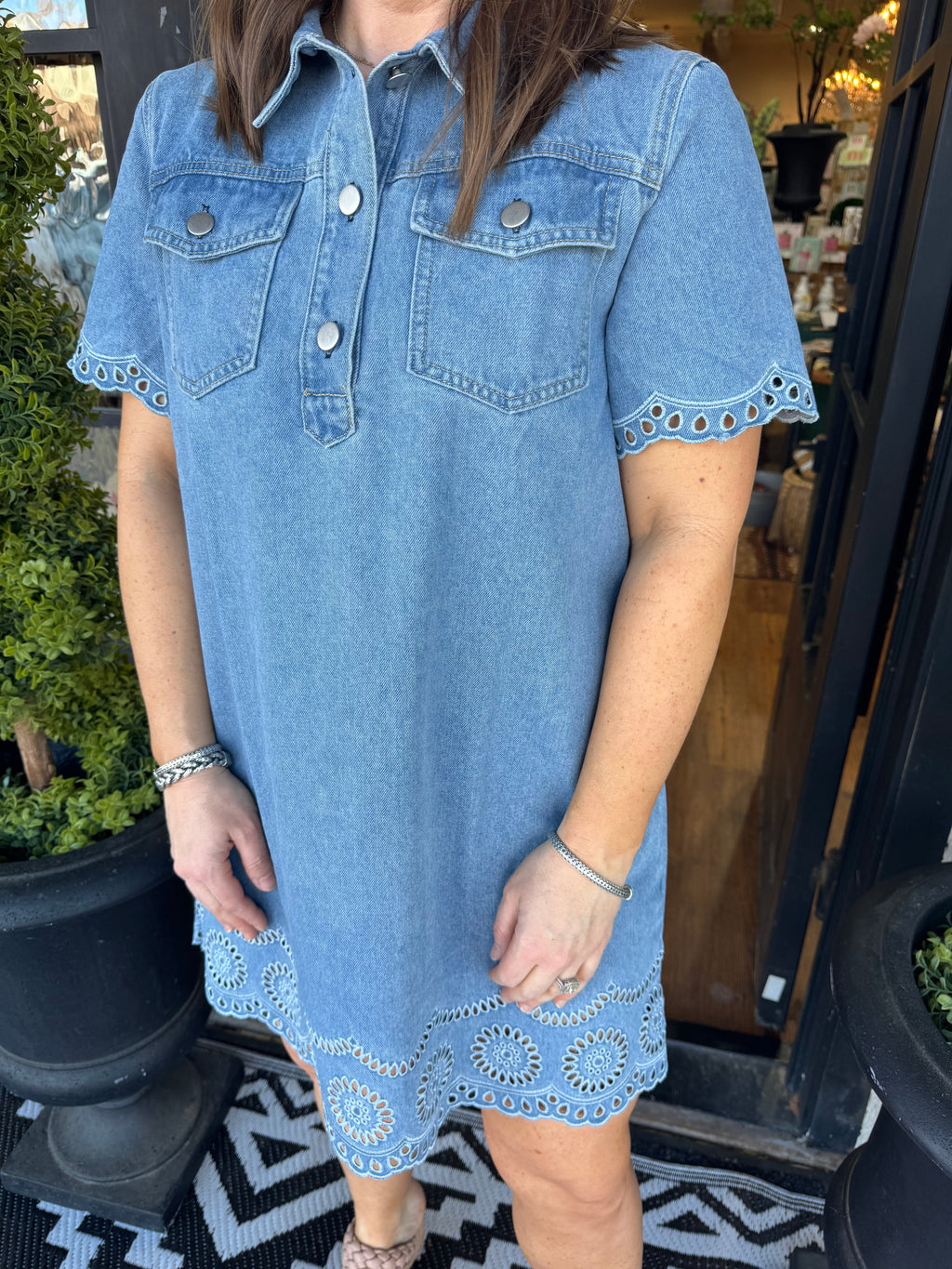 Cissy Dress - Denim Blue - gallery