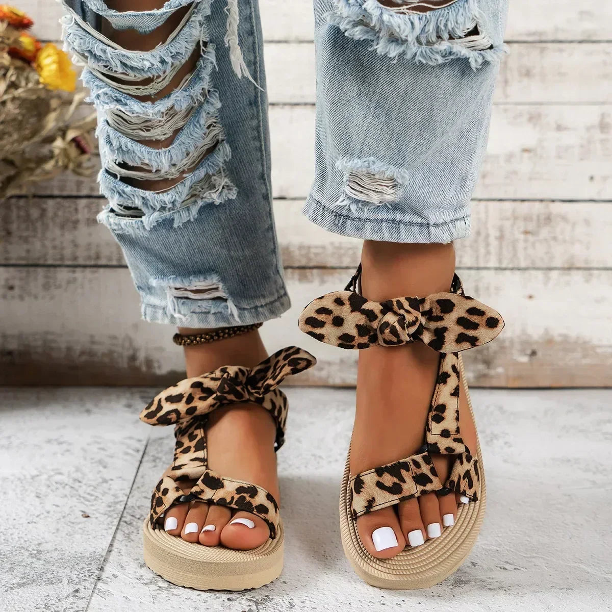 Women's Footwear in Chic Leopard Print