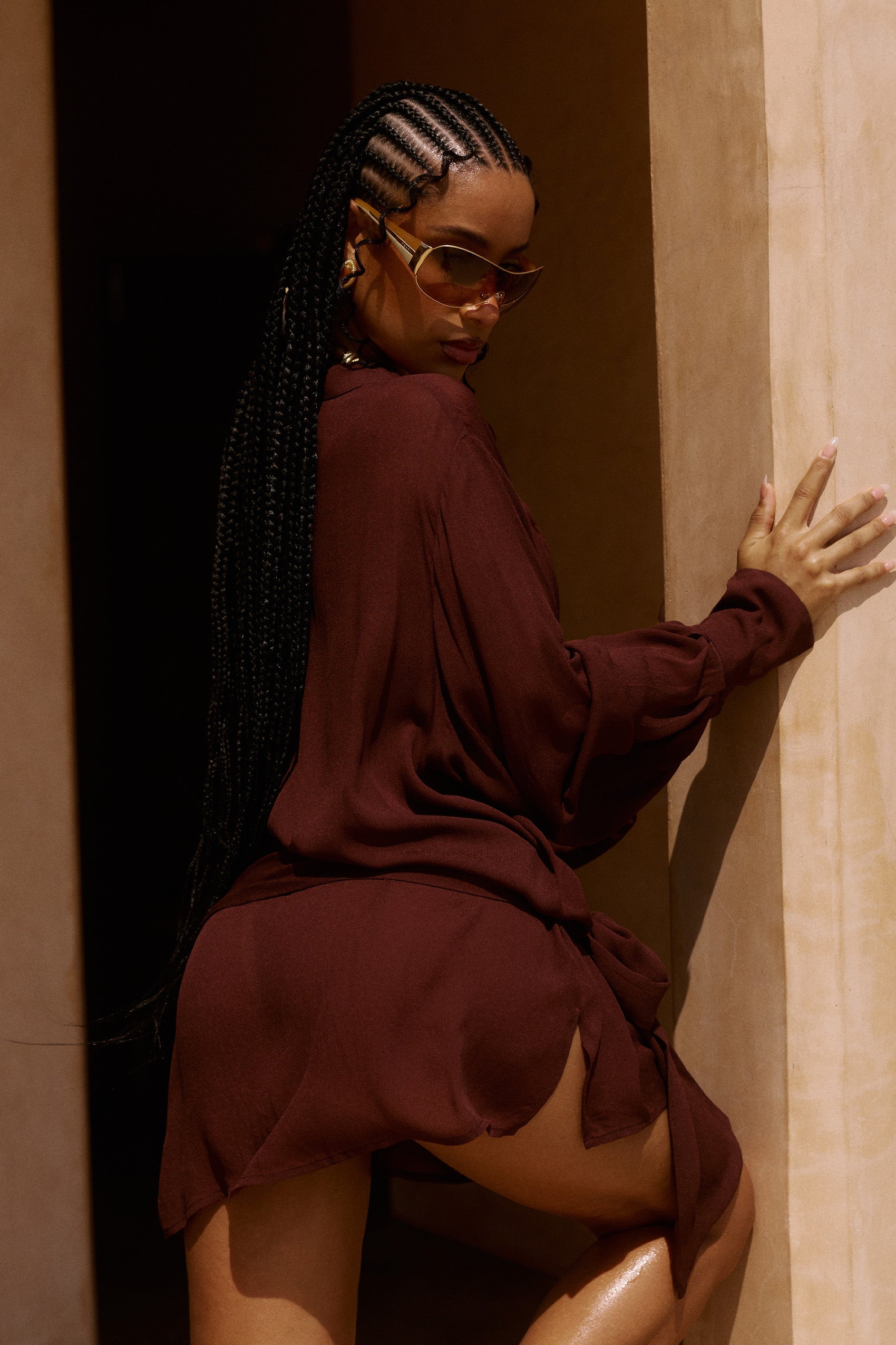 Melia Shirt Dress in Makoa for Women - gallery