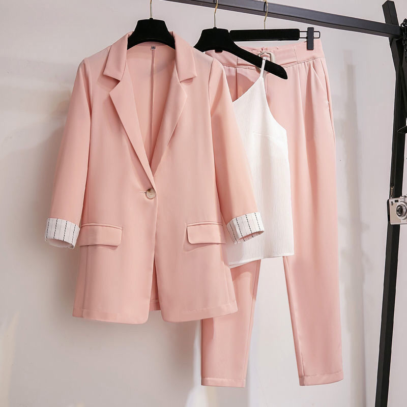 Office Three-Piece Suit Set for Women