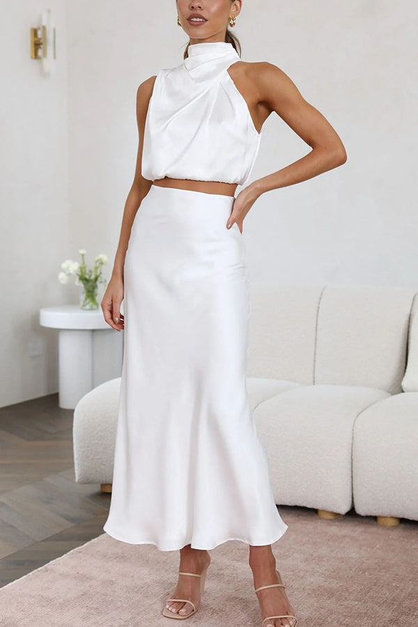 Inaia - Elegant Long Skirt Ensemble
