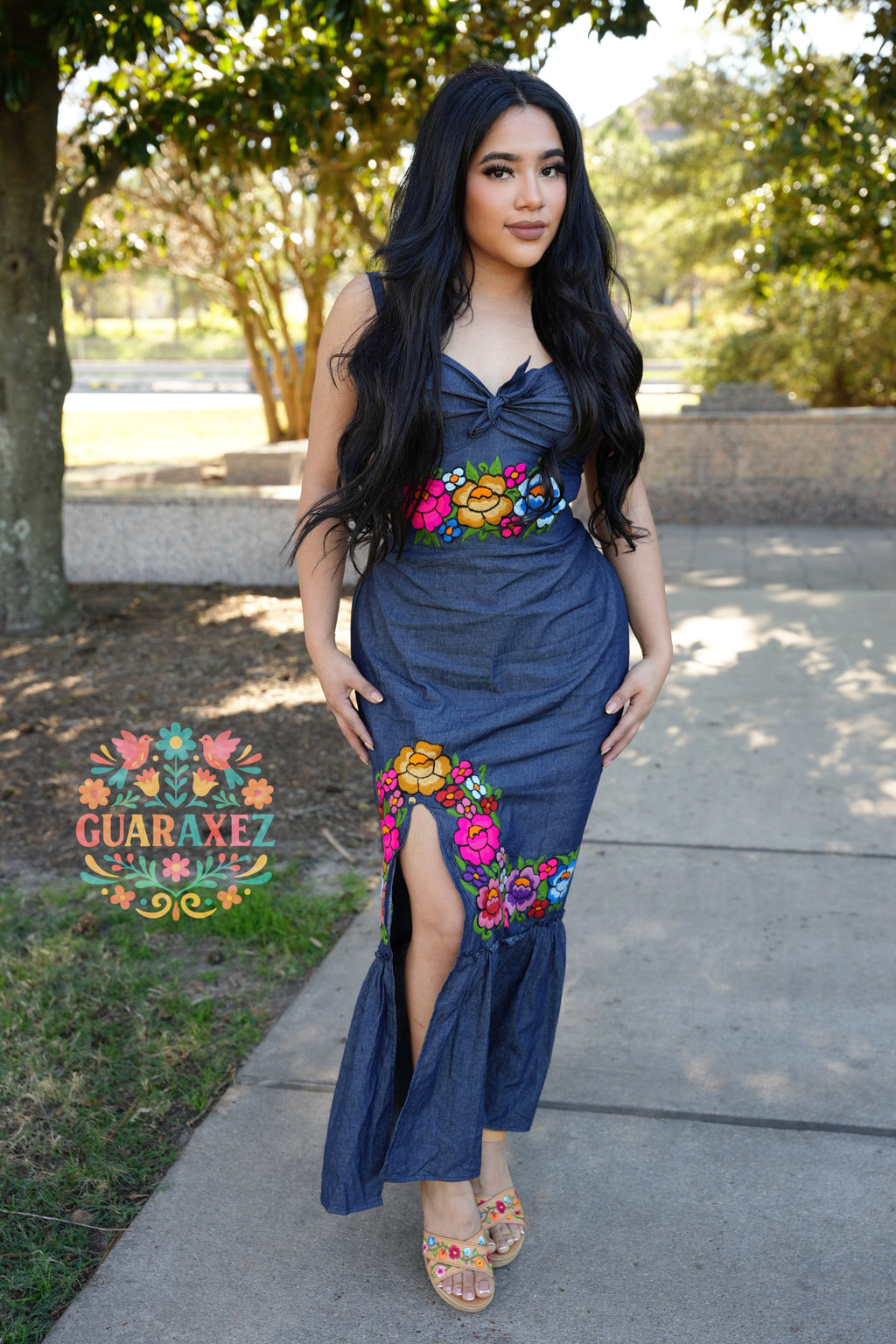 Ara Artisan Embroidered Dress — Made in Mexico for Women - gallery