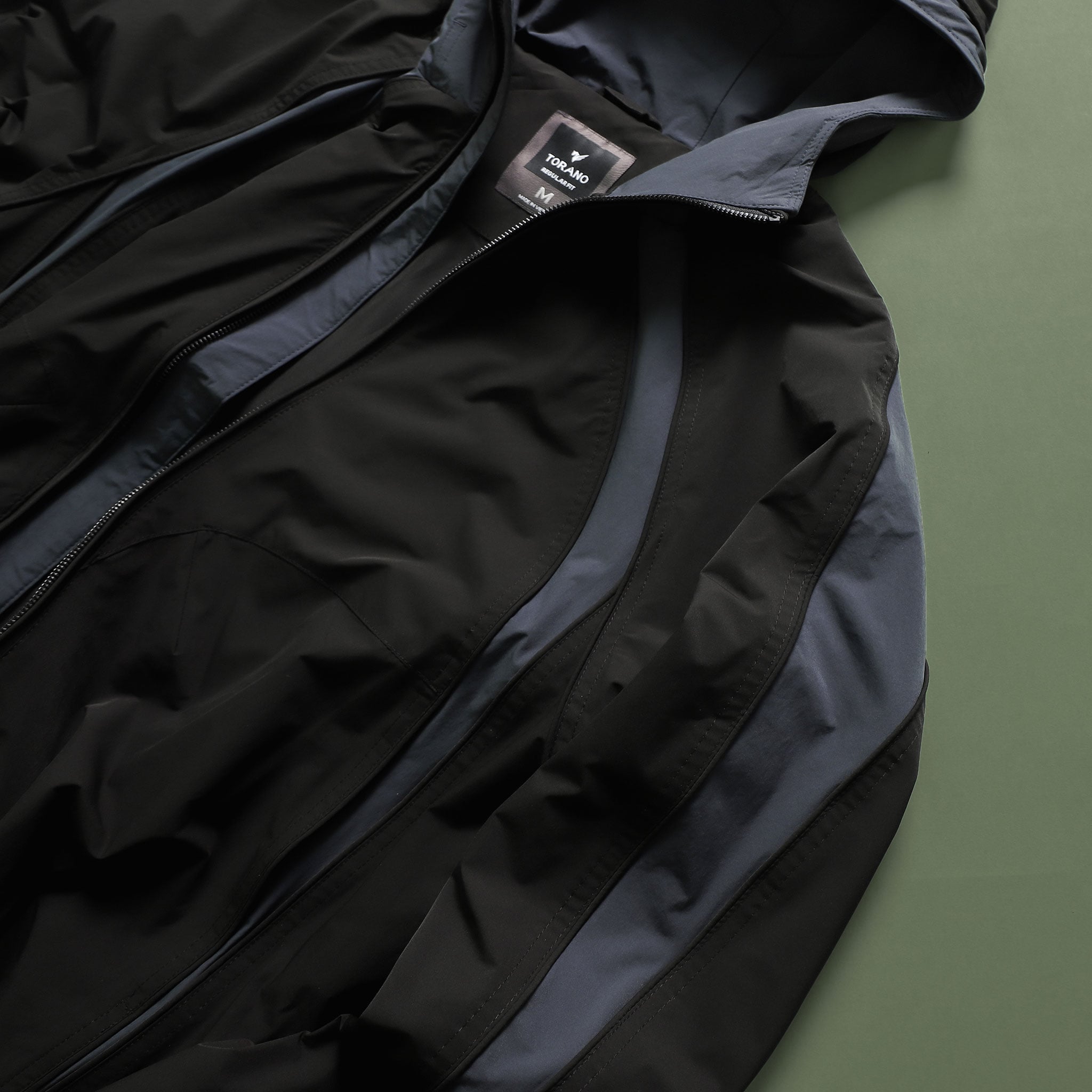Hooded Two-Layer Windbreaker Jacket for Women
