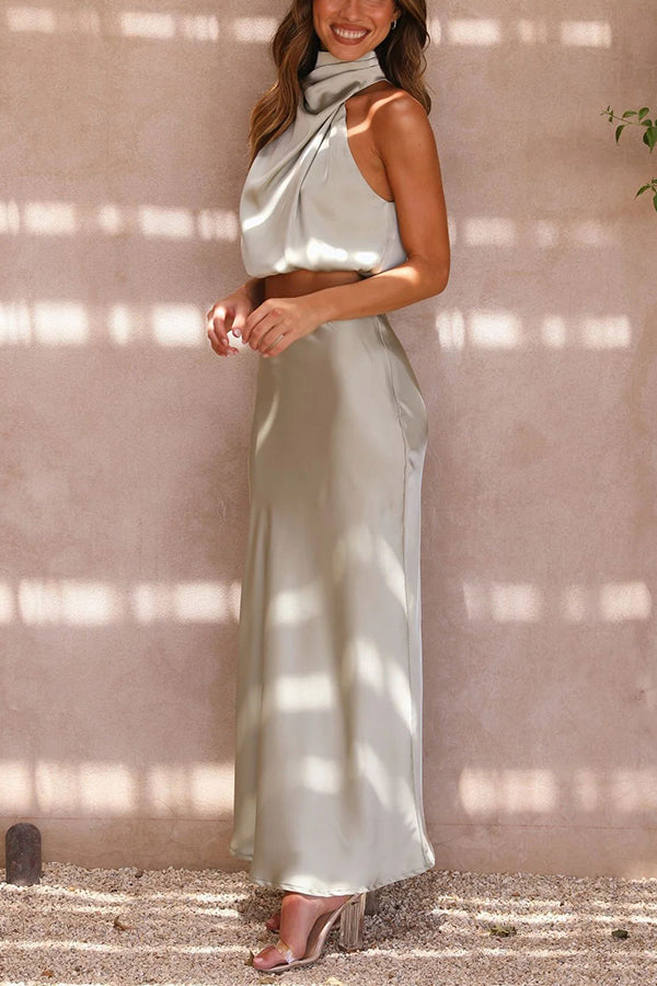 Inaia - Elegant Long Skirt Ensemble