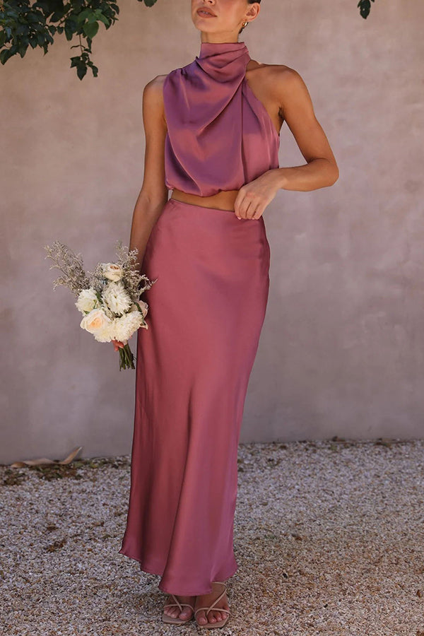 Inaia - Elegant Long Skirt Ensemble