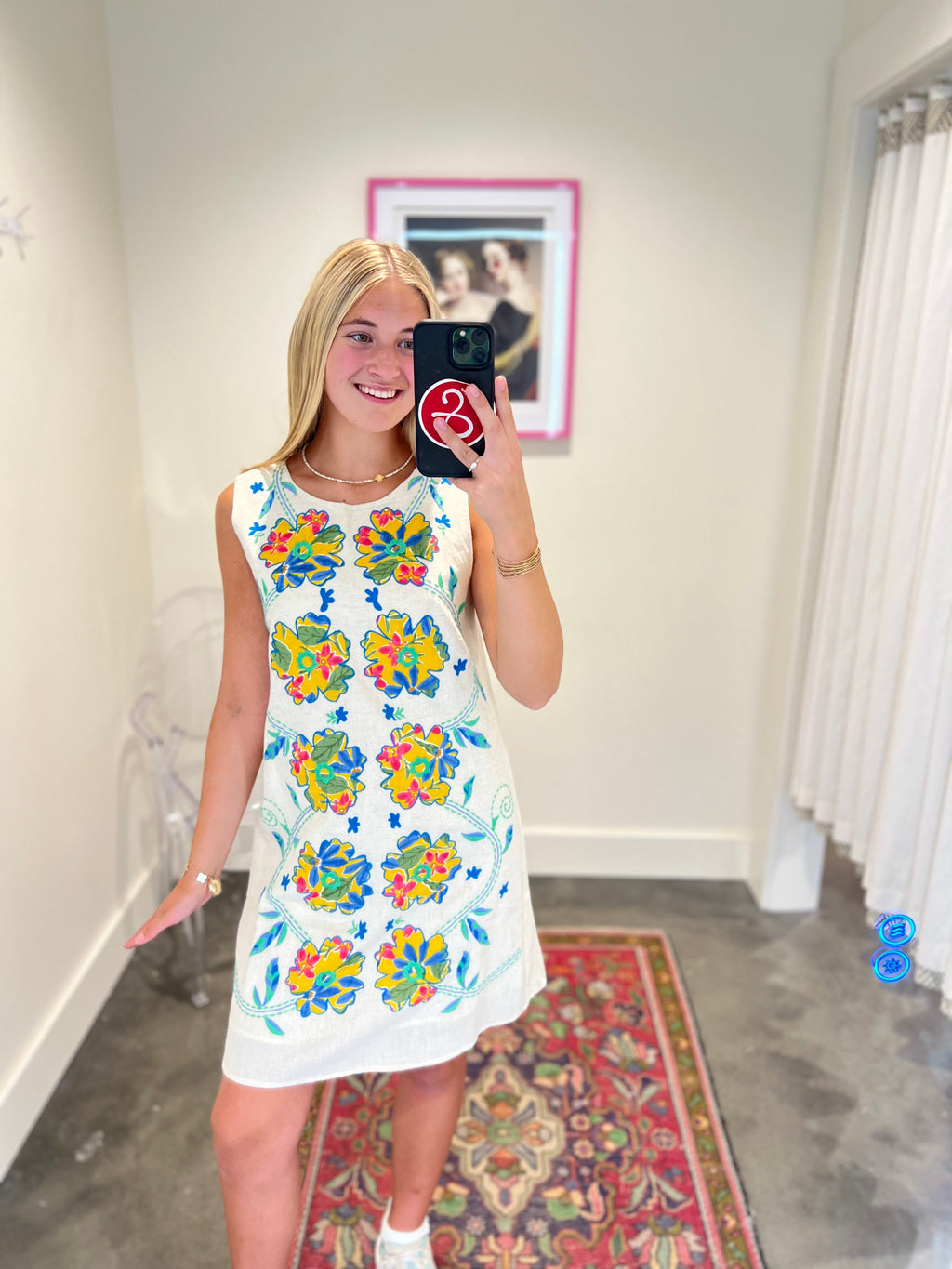 Elena Soleil Mini Dress for Women