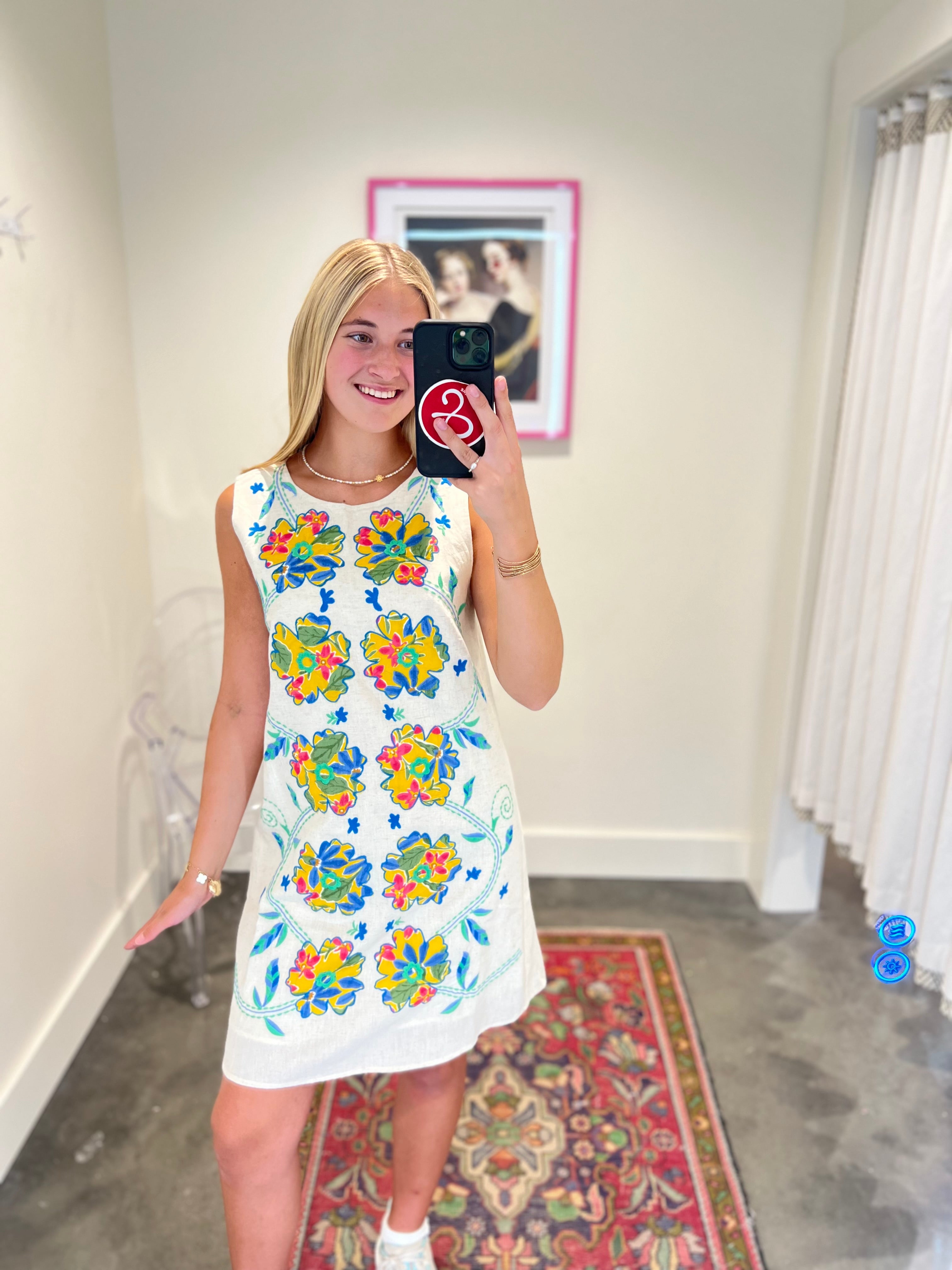 Elena Soleil Mini Dress for Women