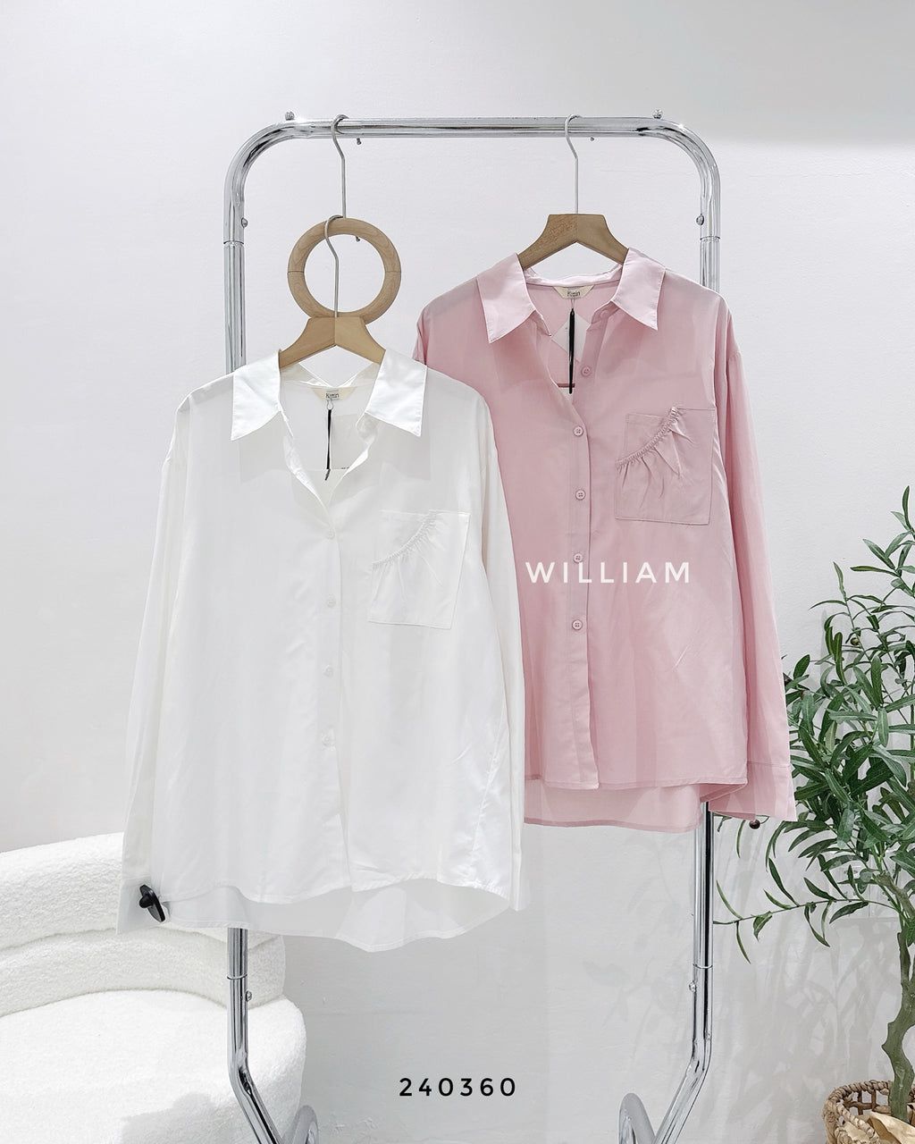 Plain One-Pocket Shirt for Men - gallery