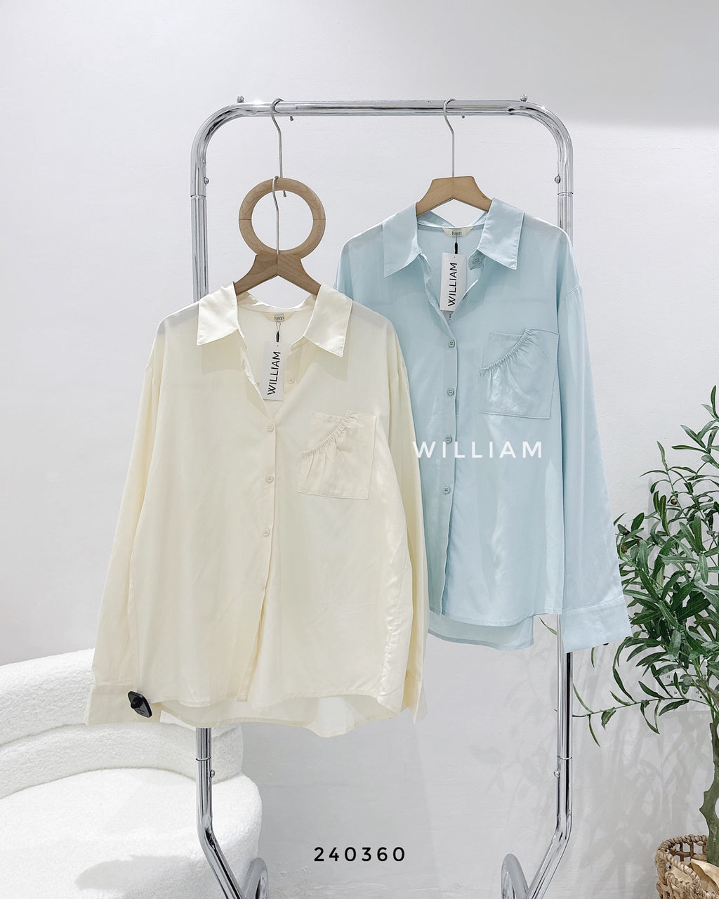 Plain One-Pocket Shirt for Men - gallery