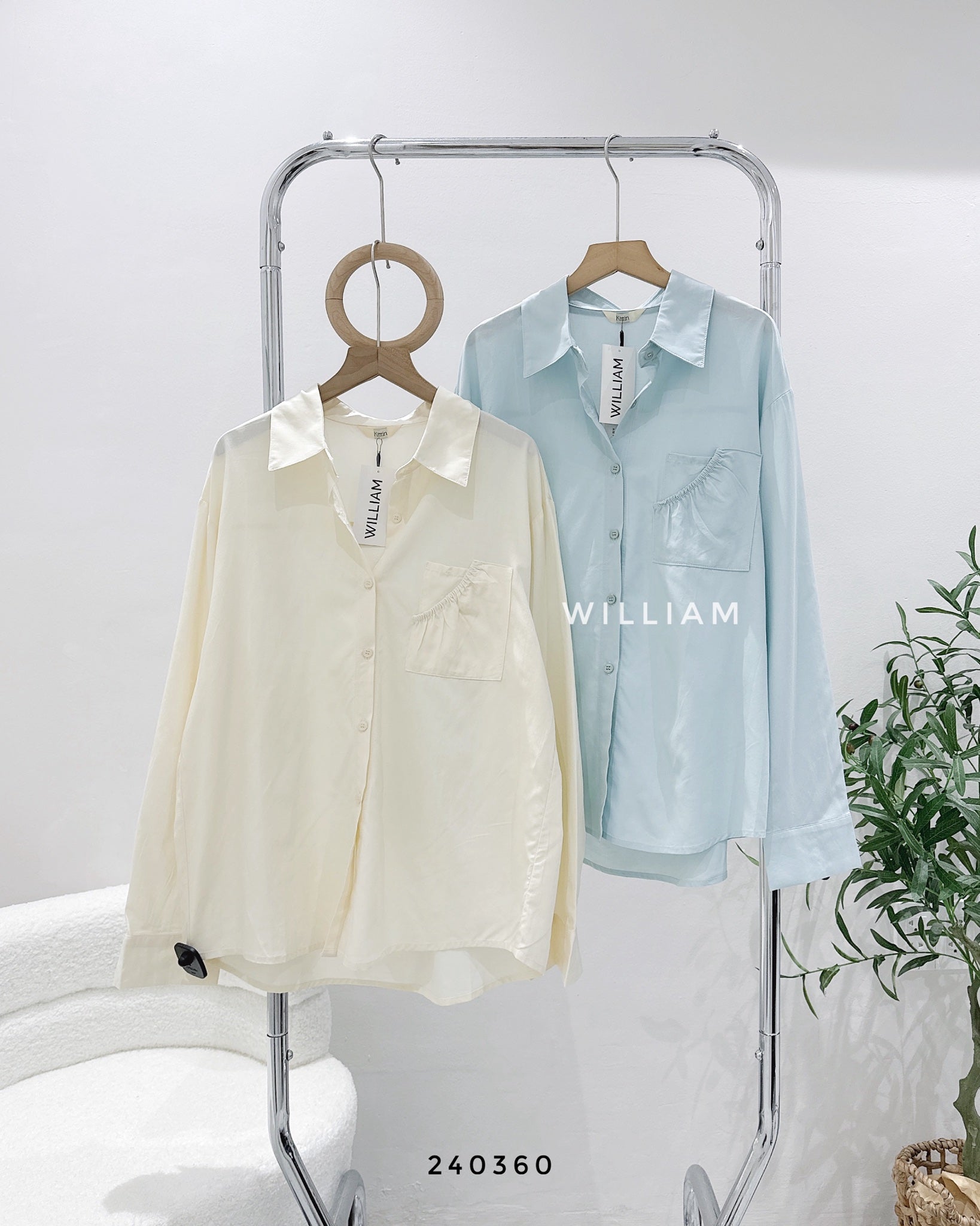 Plain One-Pocket Shirt for Men - gallery