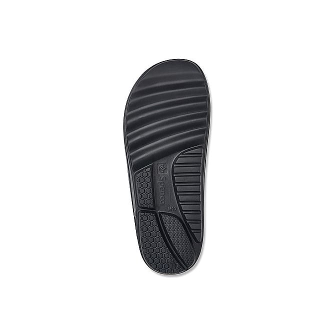 Orthotic Flip-Flop Sandals in Black for Women - gallery