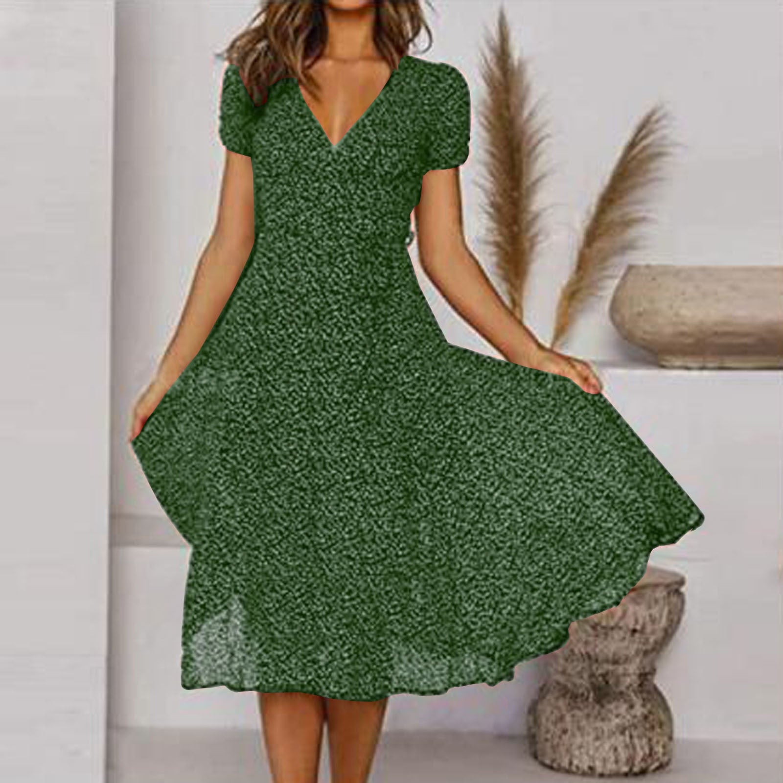 Casual Midi Dress for Daily Comfort