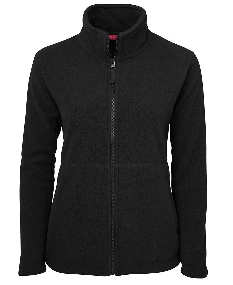 Full-Zip Polar Fleece Jacket for Women - Black