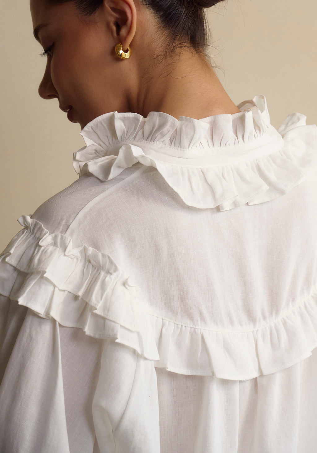 Freya Linen Blouse & Pants Set - gallery