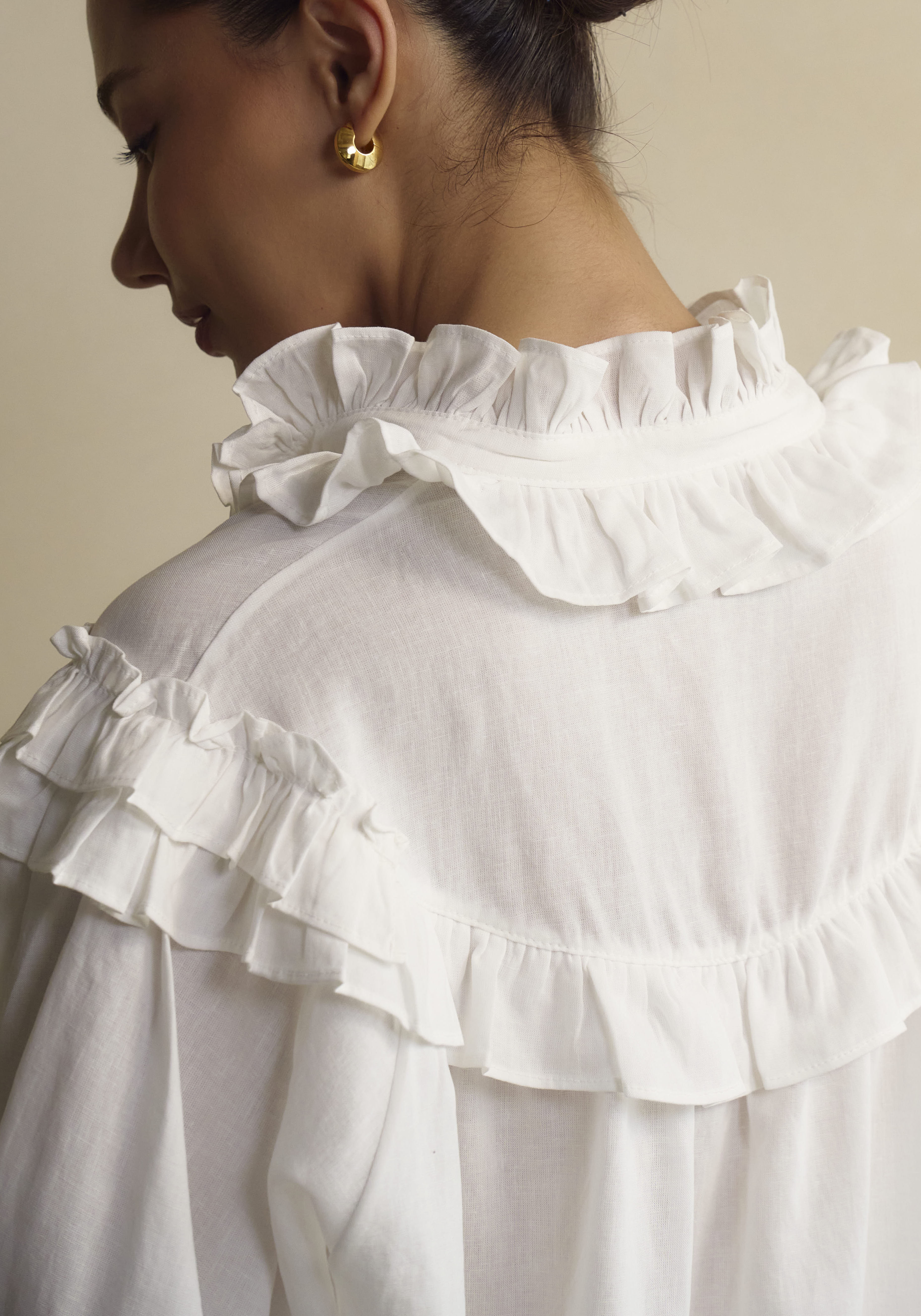 Freya Linen Blouse & Pants Set - gallery