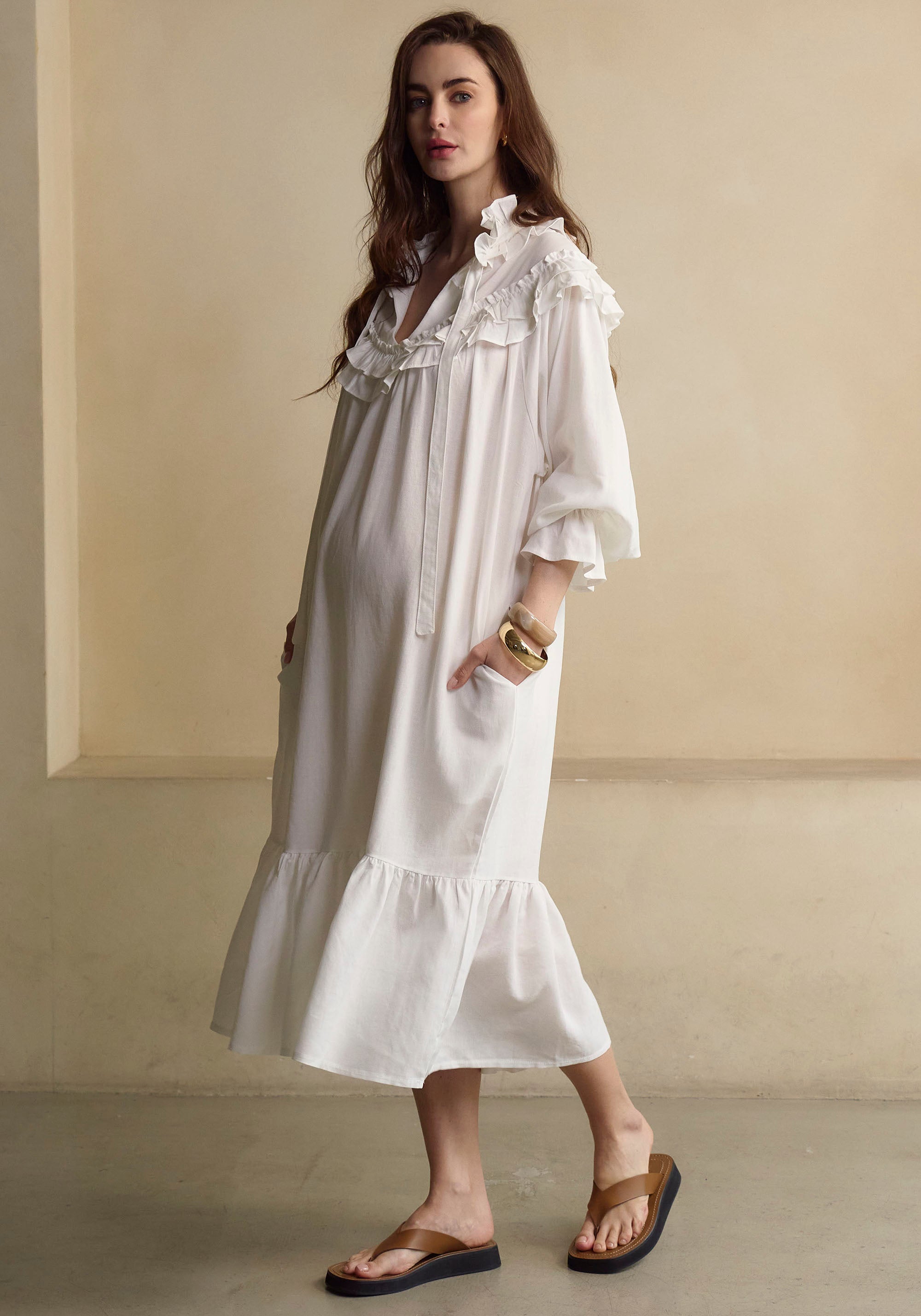 Freya Linen Dress - gallery