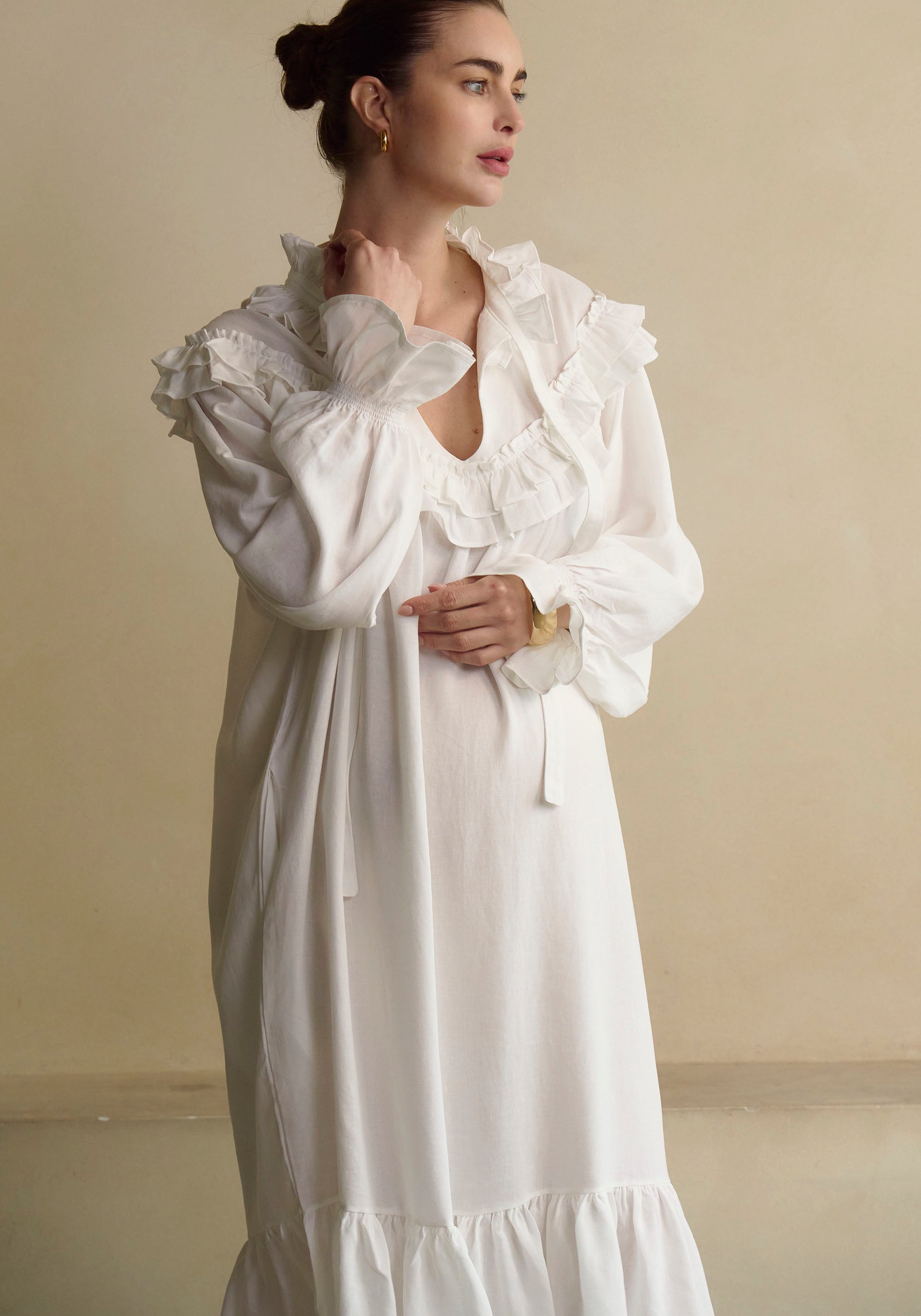 Freya Linen Dress - gallery