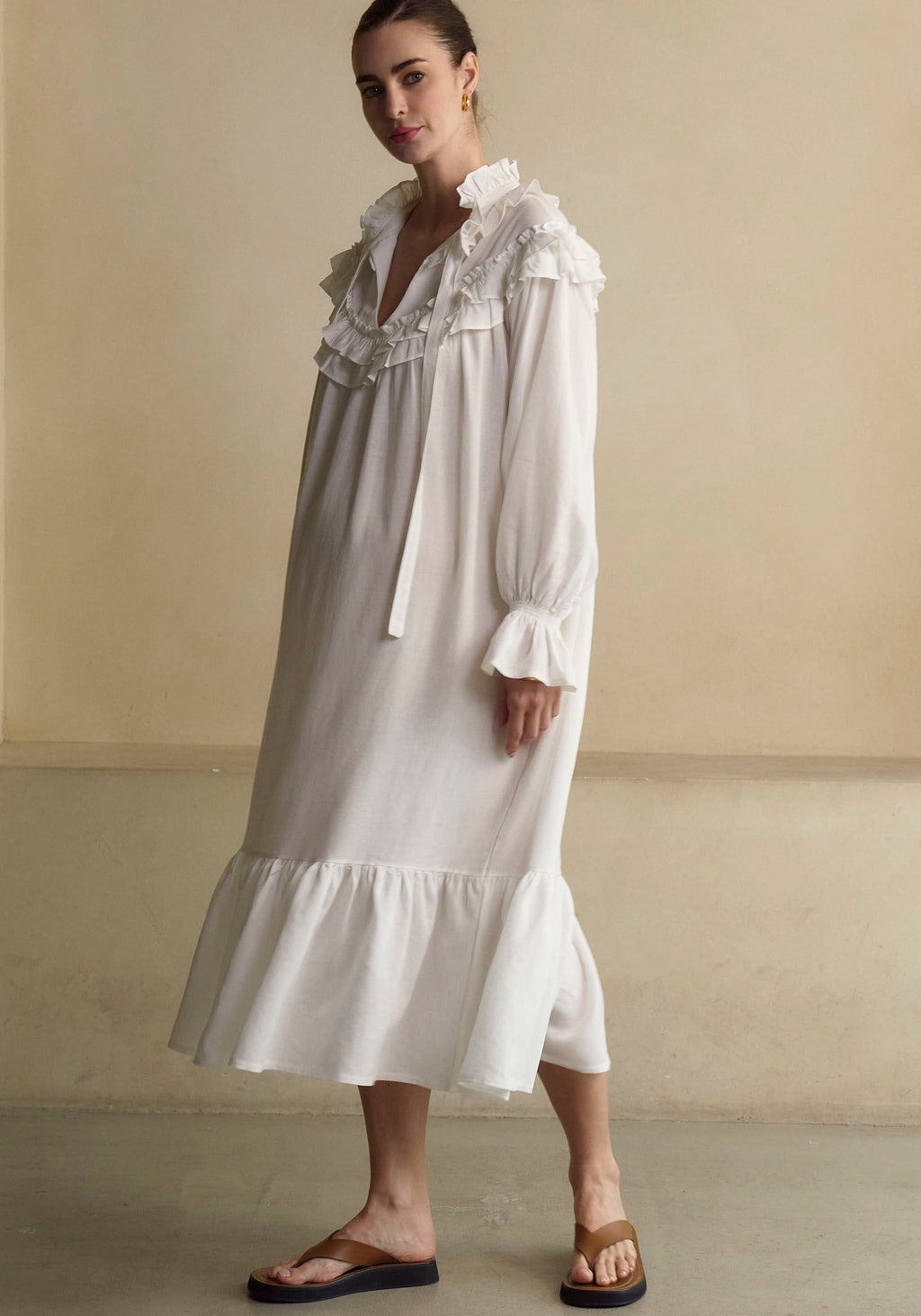 Freya Linen Dress - gallery