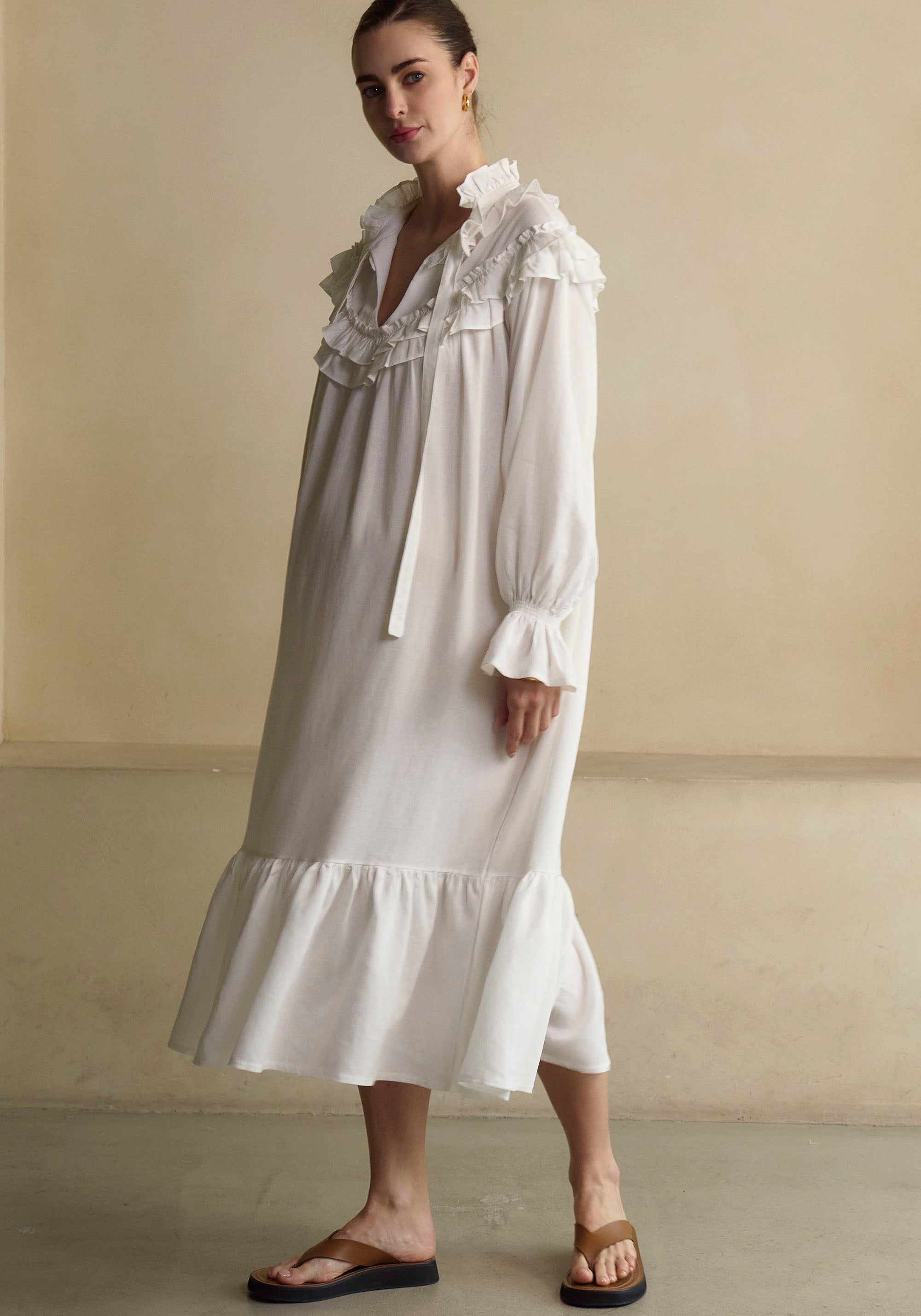 Freya Linen Dress - gallery