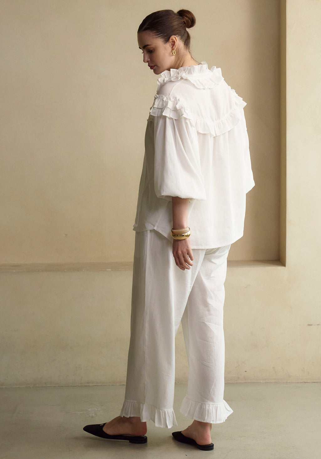 Freya Linen Blouse & Pants Set - gallery