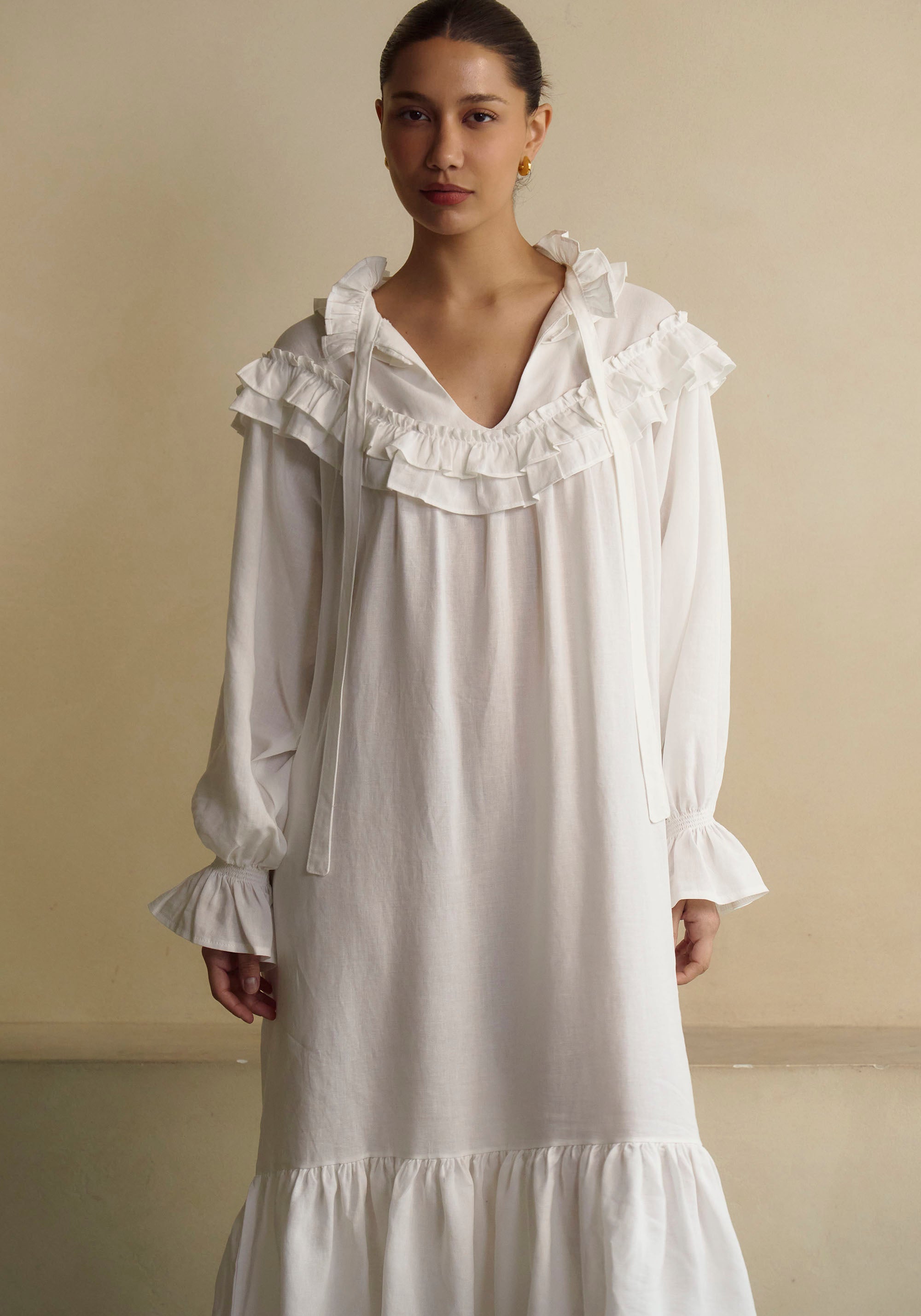 Freya Linen Dress - gallery