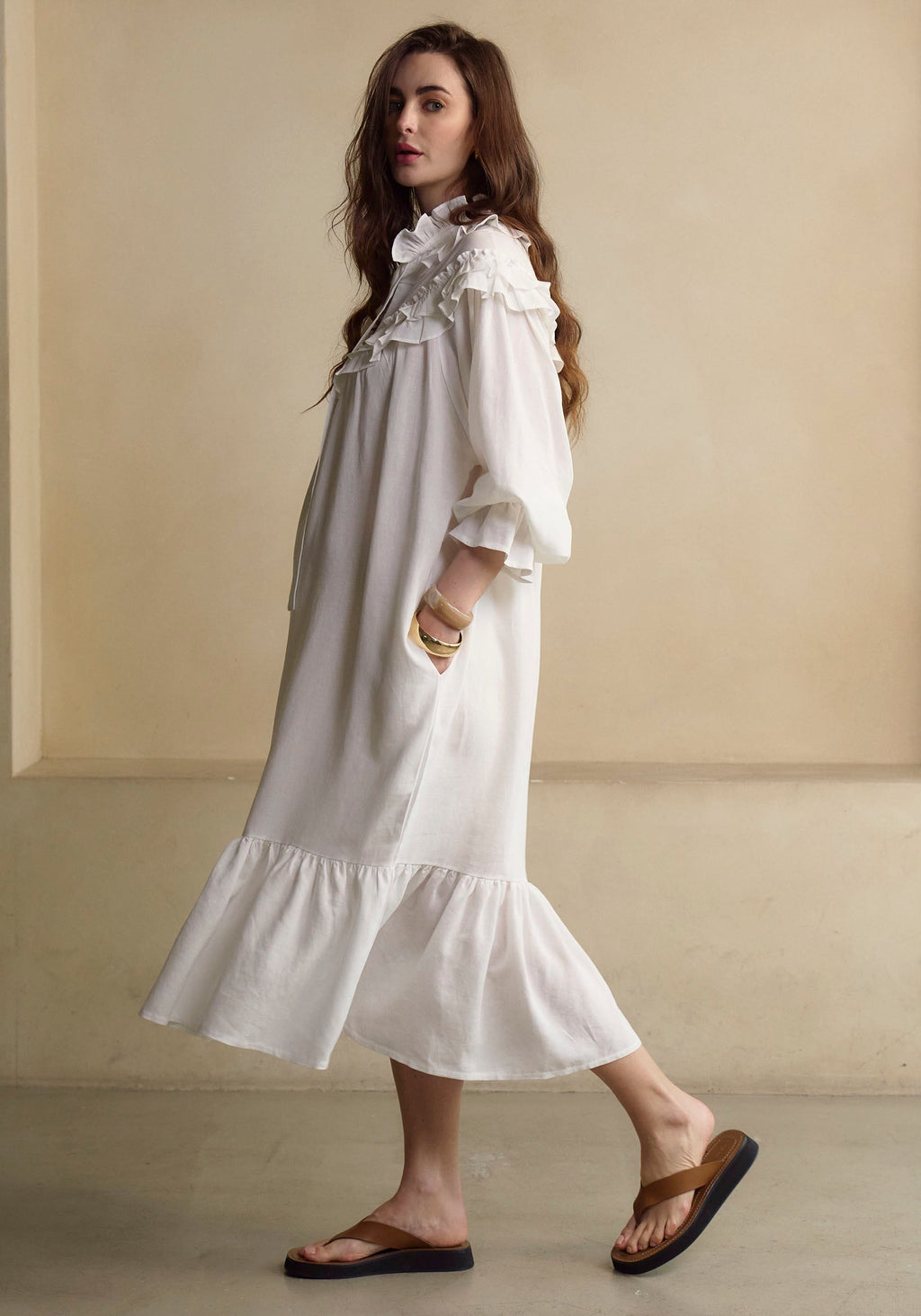 Freya Linen Dress - gallery