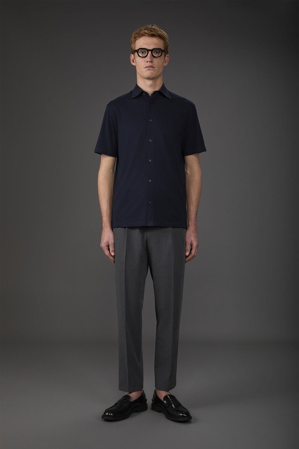Short-Sleeve Cotton Jersey Polo Shirt for Men — gallery