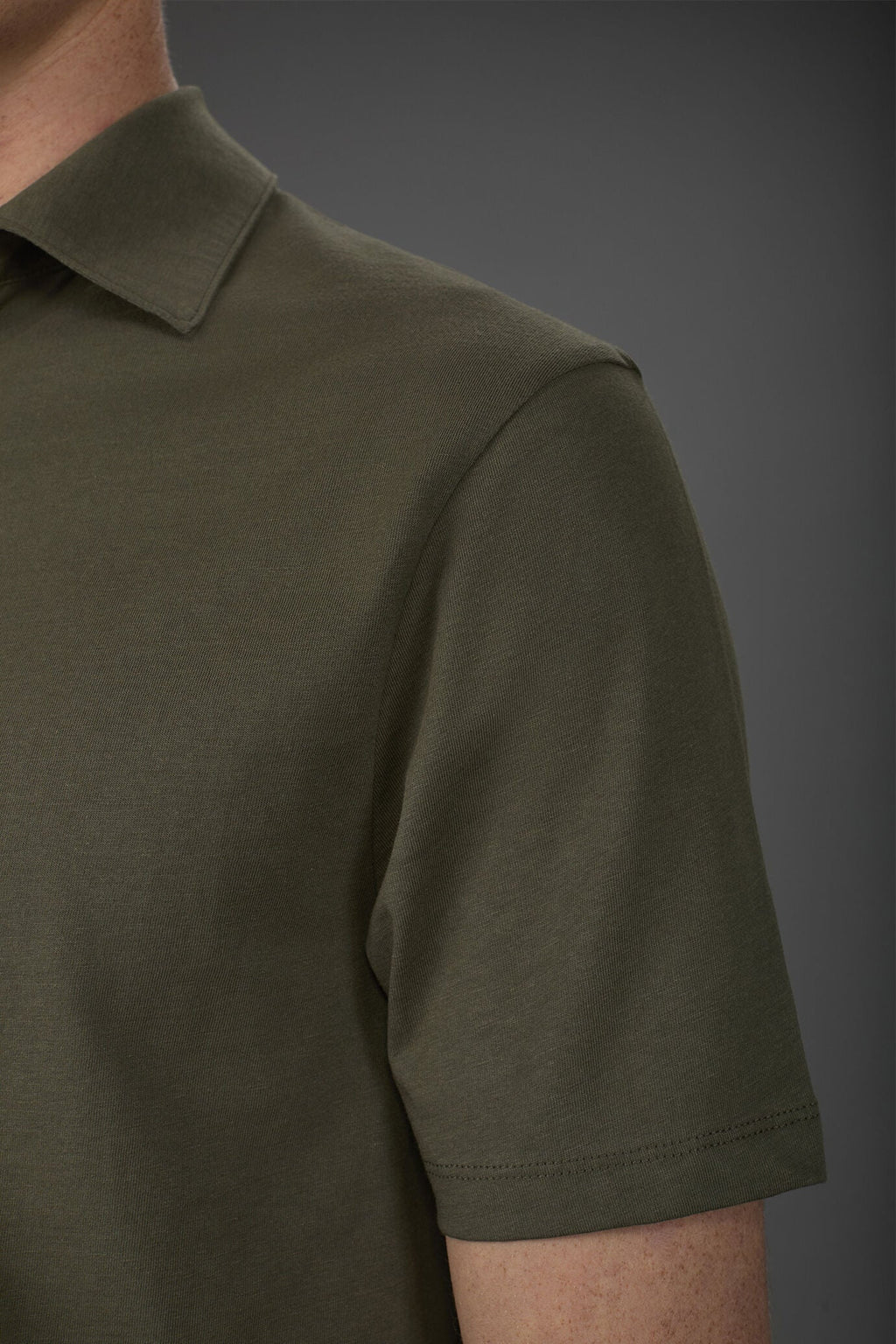 Short-Sleeve Cotton Jersey Polo Shirt for Men — gallery