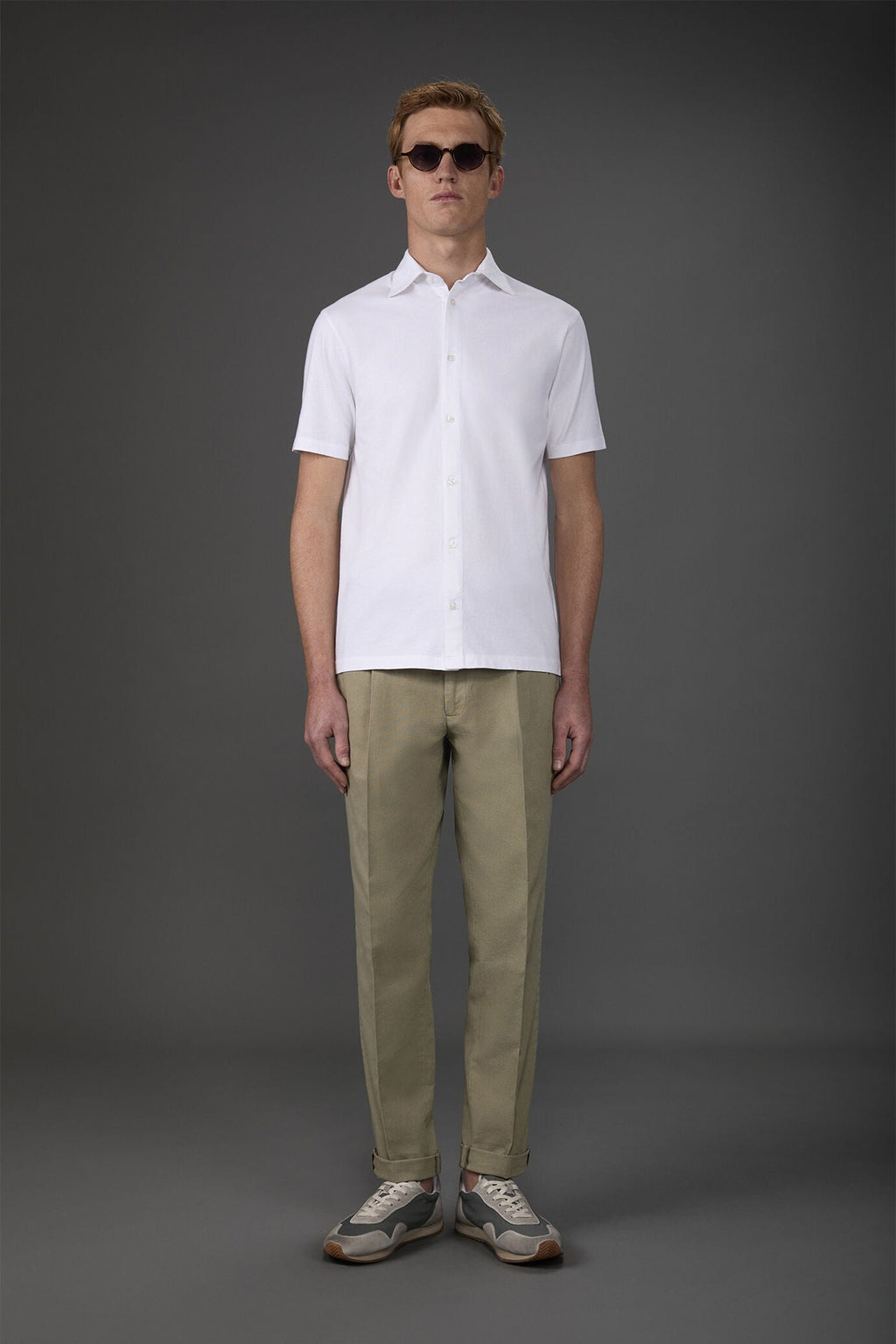 Short-Sleeve Cotton Jersey Polo Shirt for Men — gallery