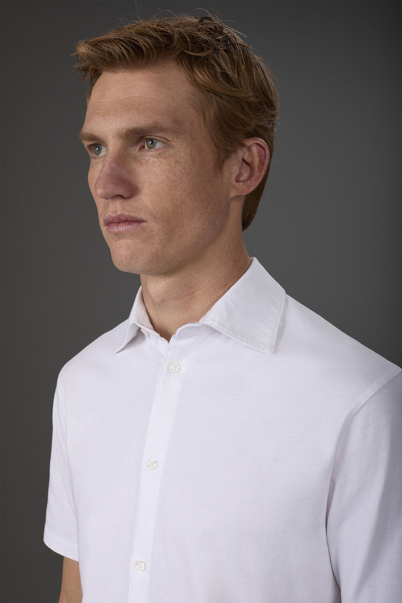 Short-Sleeve Cotton Jersey Polo Shirt for Men — gallery