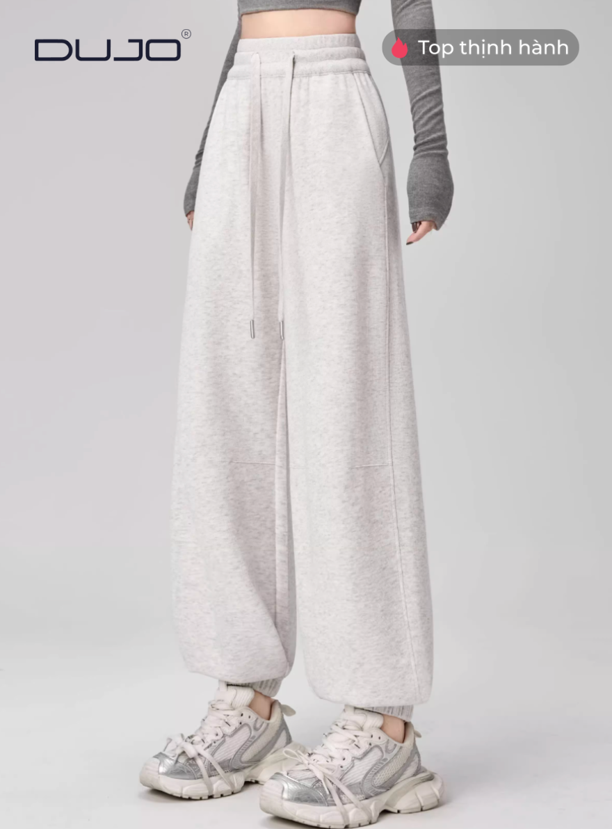 Cuffed Jogger Trousers for Women