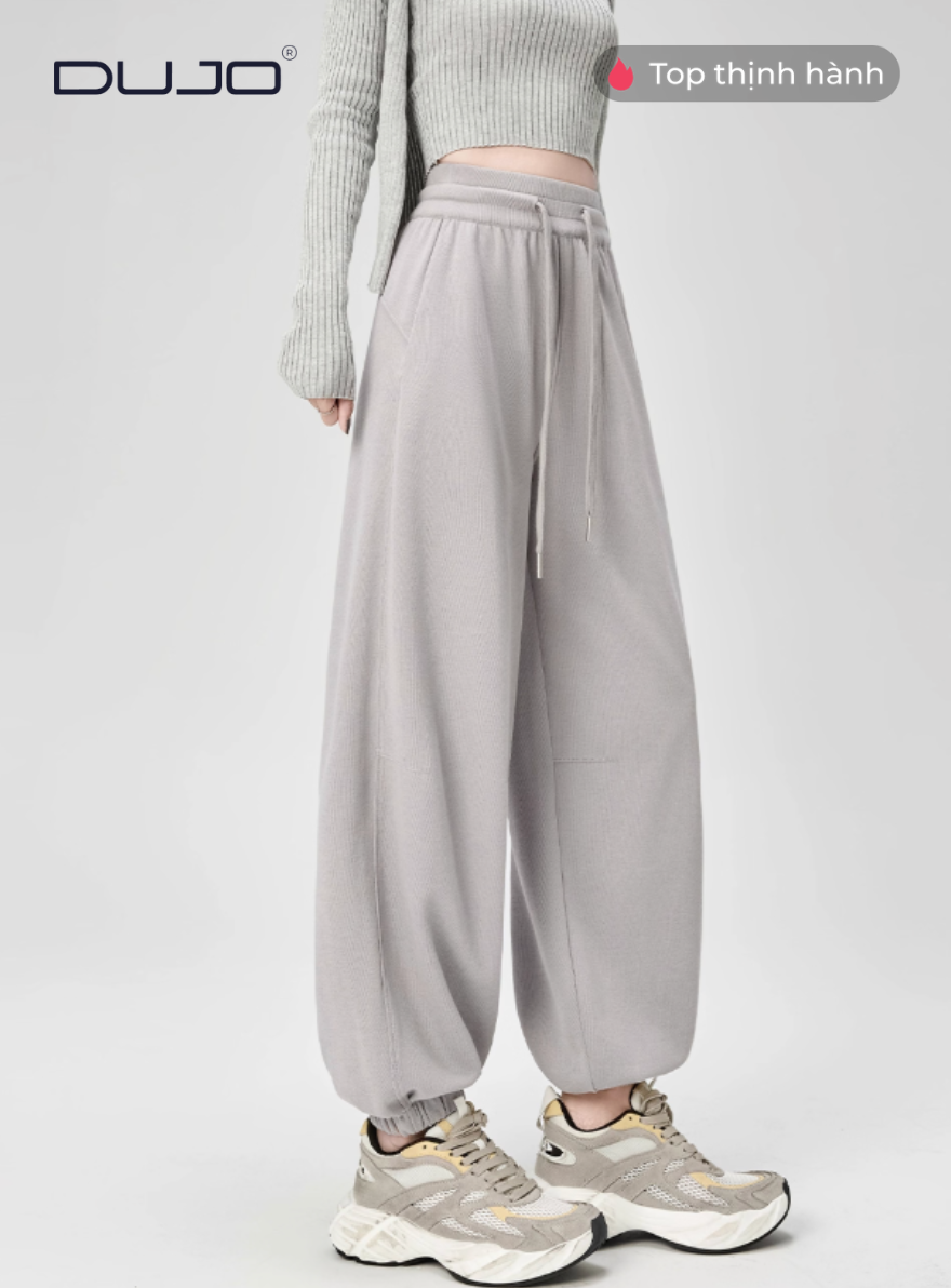 Cuffed Jogger Trousers for Women - gallery