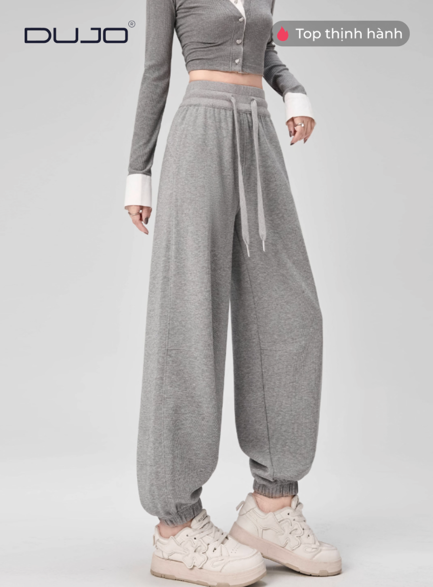 Cuffed Jogger Trousers for Women - gallery