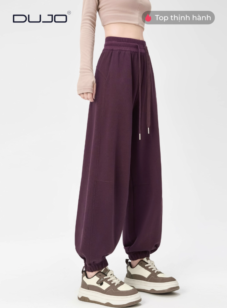 Cuffed Jogger Trousers for Women - gallery