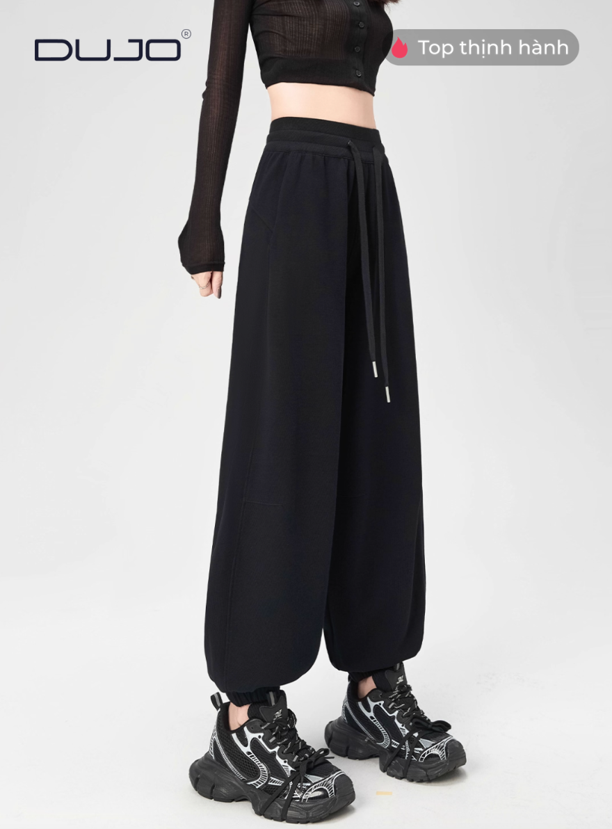 Cuffed Jogger Trousers for Women - gallery