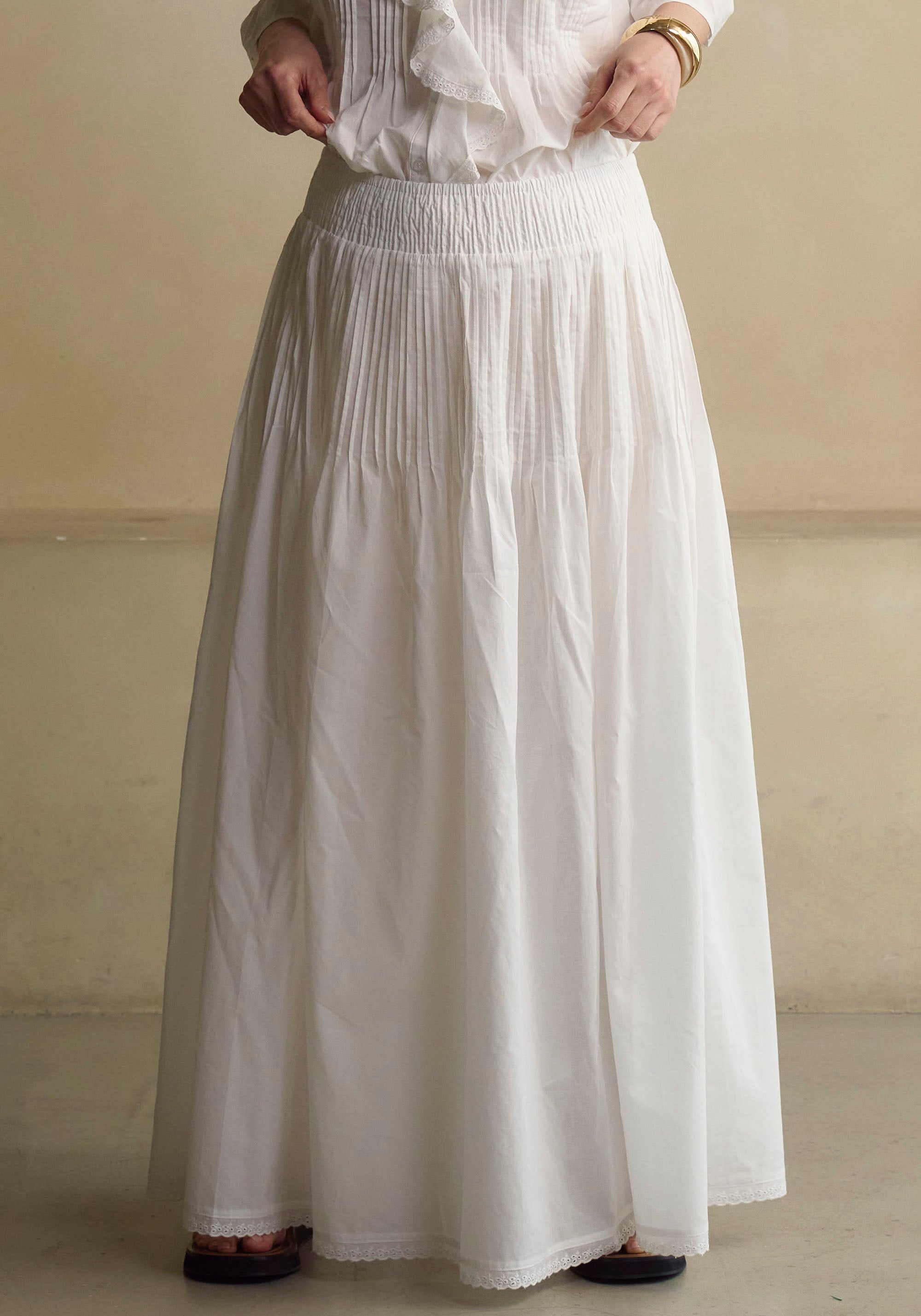 Hestia Linen Top & Skirt Set - gallery