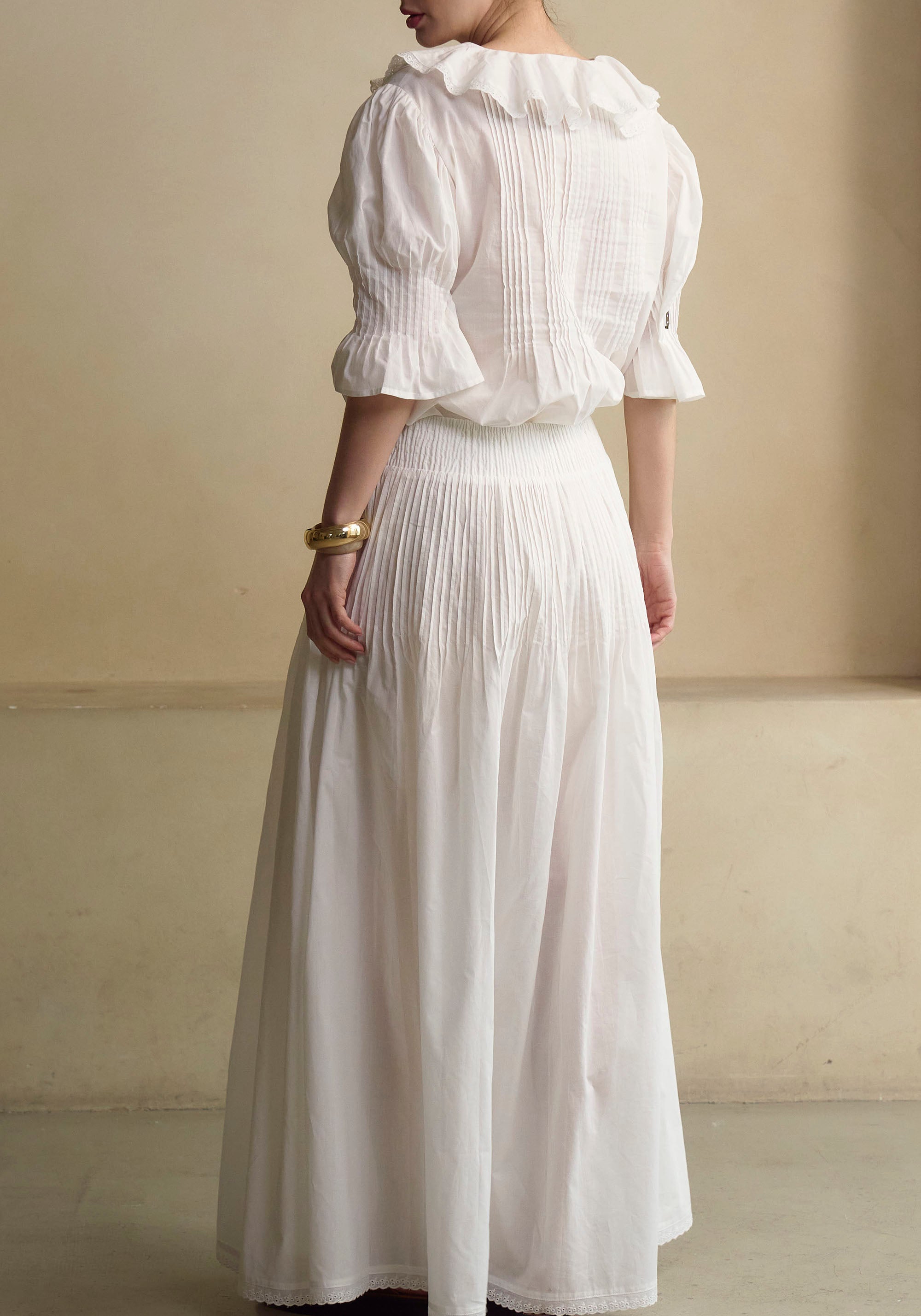 Hestia Linen Top & Skirt Set - gallery