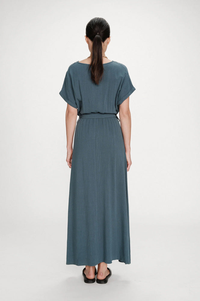 Pollen Emerald Wrap Dress - gallery