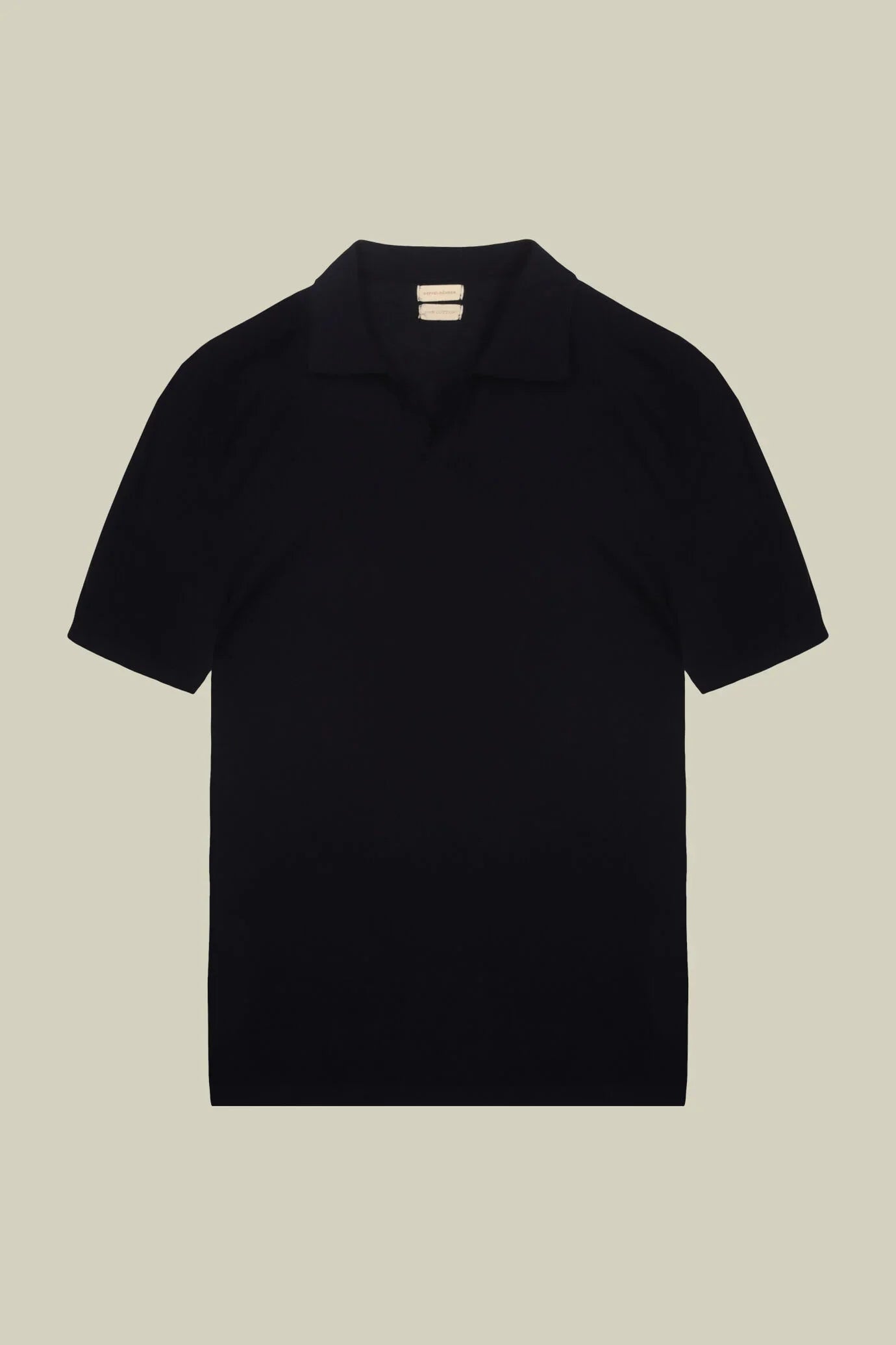 Cotton Crepe Derby Collar Polo Shirt for Men — gallery