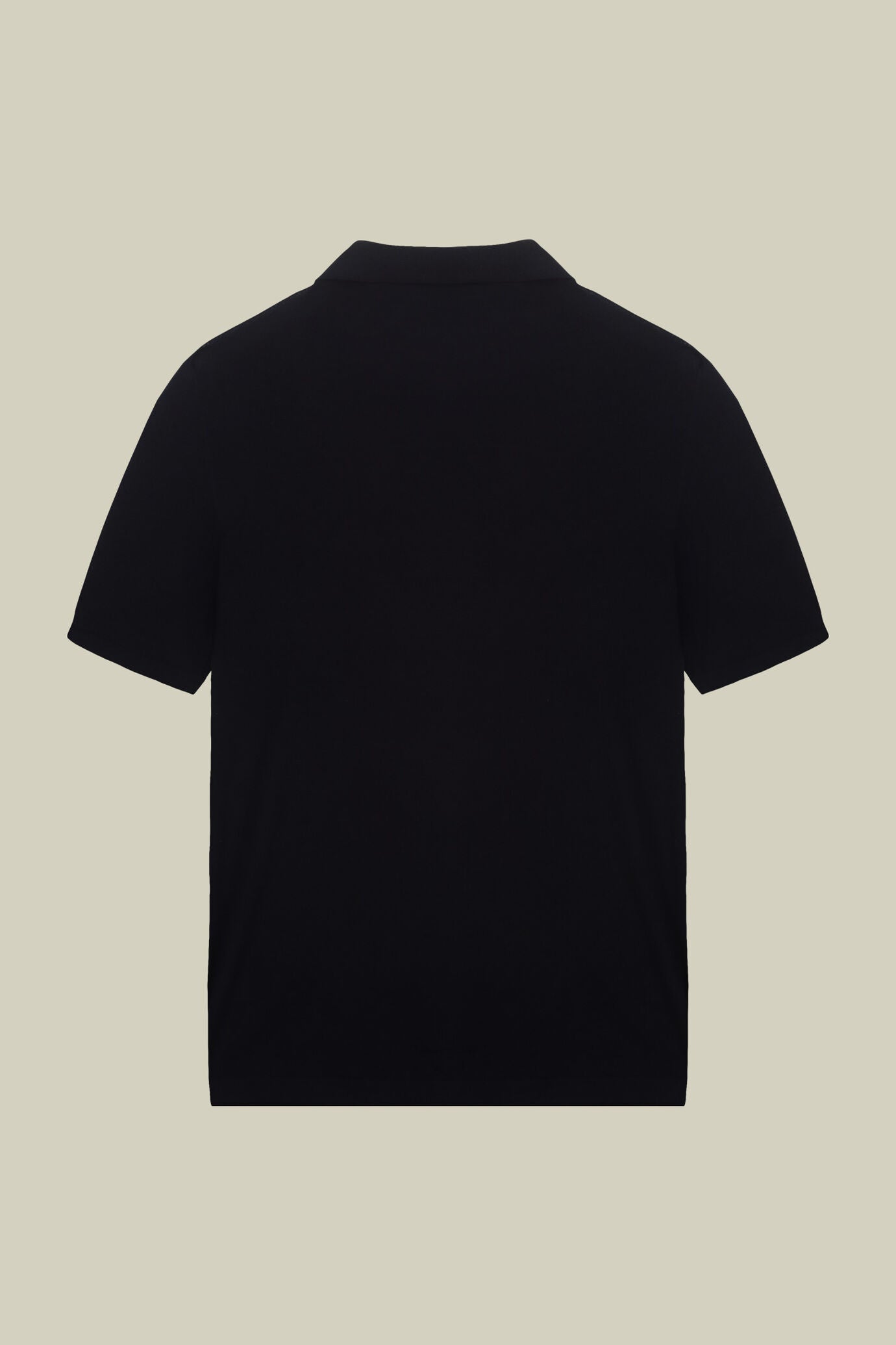 Cotton Crepe Derby Collar Polo Shirt for Men — gallery