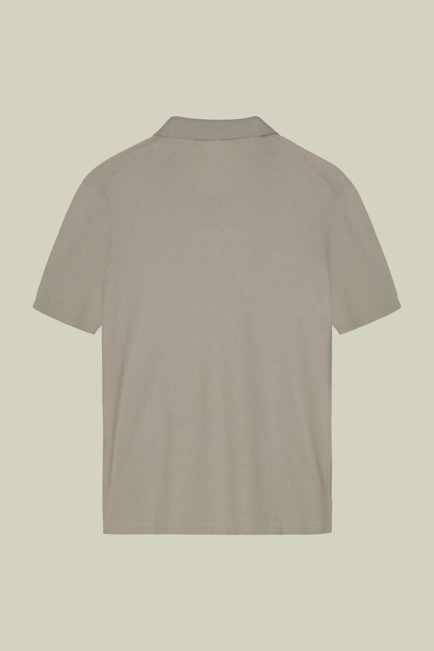 Cotton Crepe Derby Collar Polo Shirt for Men — gallery