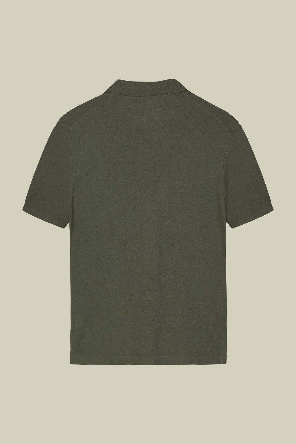 Cotton Crepe Derby Collar Polo Shirt for Men — gallery