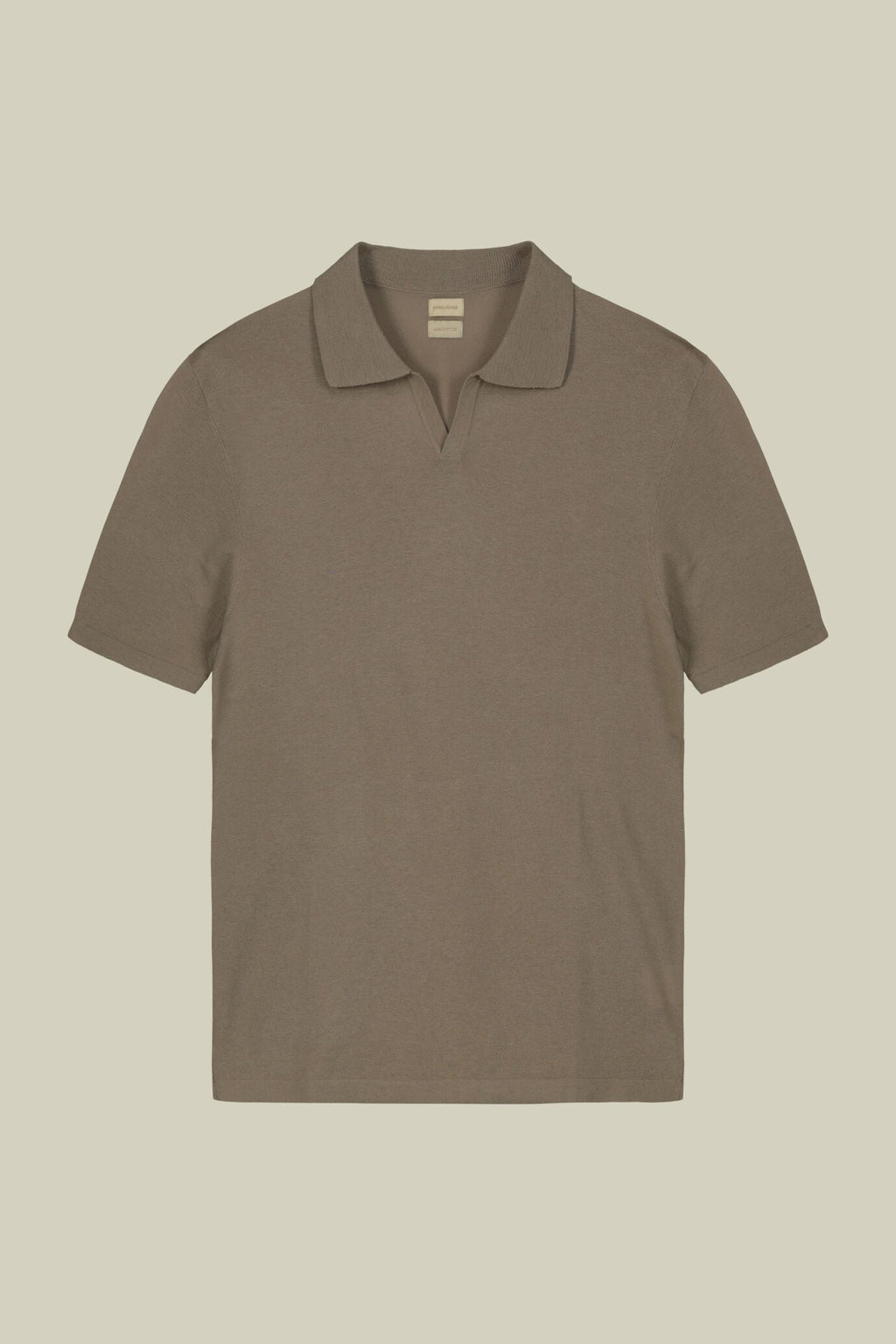 Cotton Crepe Derby Collar Polo Shirt for Men — gallery
